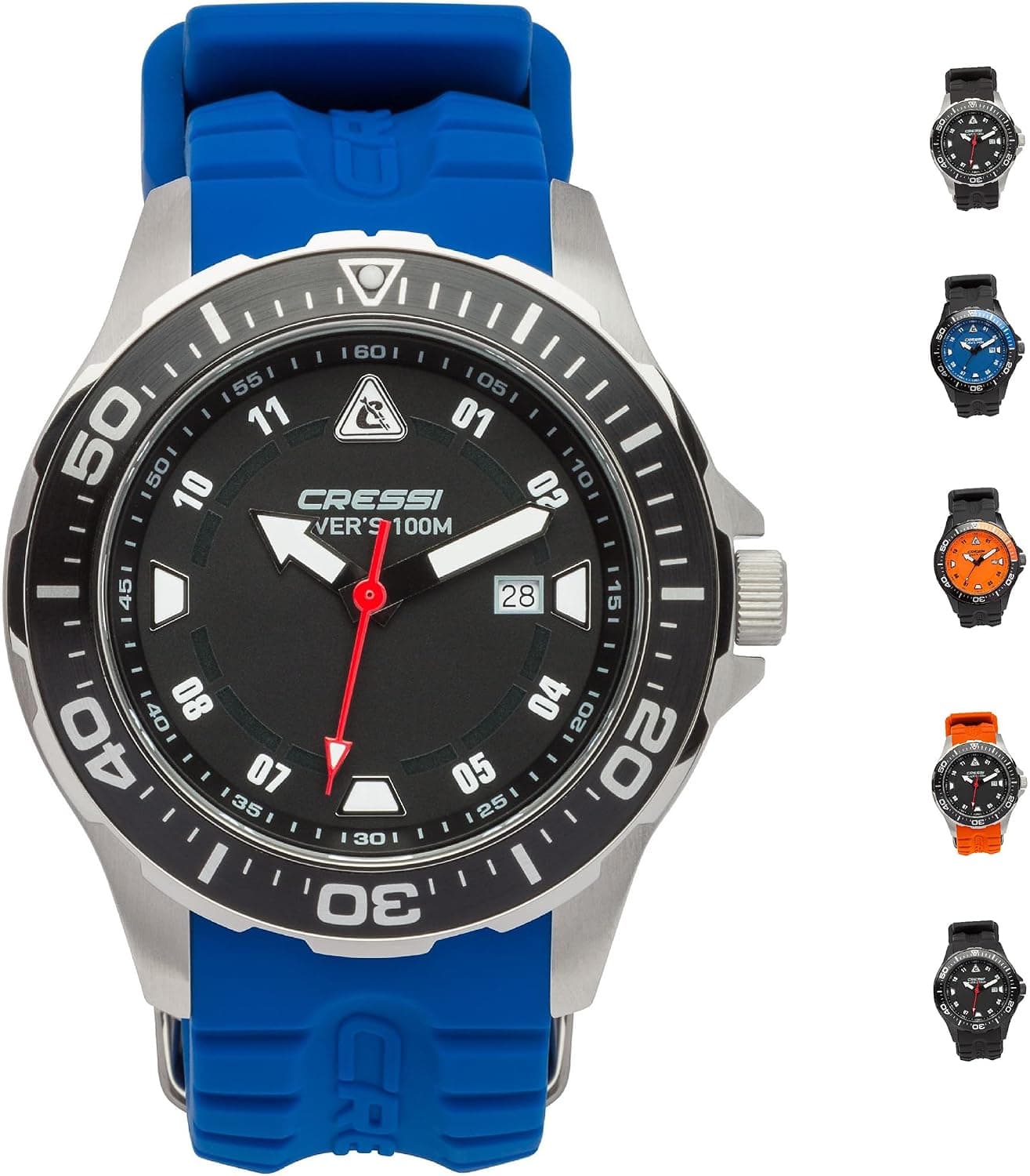 CRESSI Manta Watch 100 m - Diving Watch, Multiple Colors