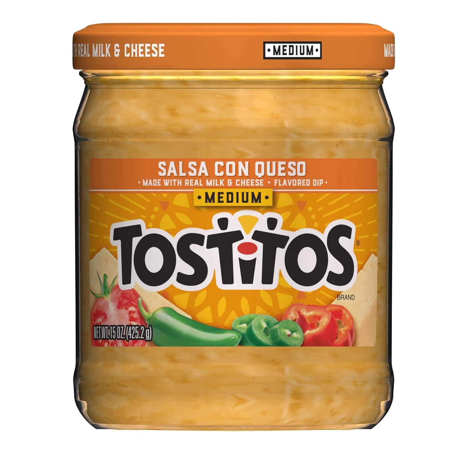 Tostitos Salsa, Con Queso, Medium, 425g (Export)