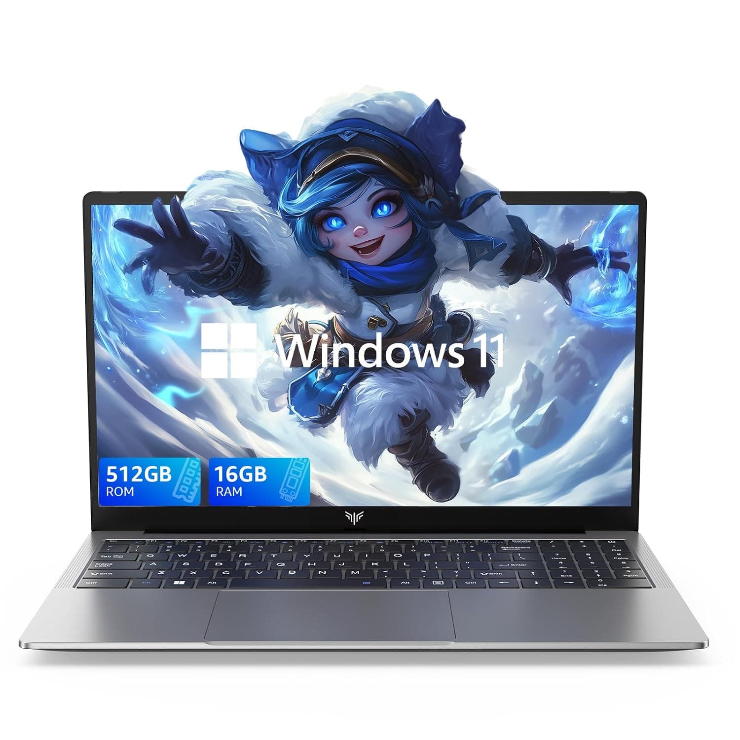 ACEMAGIC Laptop, 15.6" Business Student Laptop Computer, Intel Quad-Core Processor Windows 11 Laptop, 16GB DDR4 512GB SSD, Up to 2TB,180° Open Angle, Metal Shell, WiFi, USB3.2, Type C