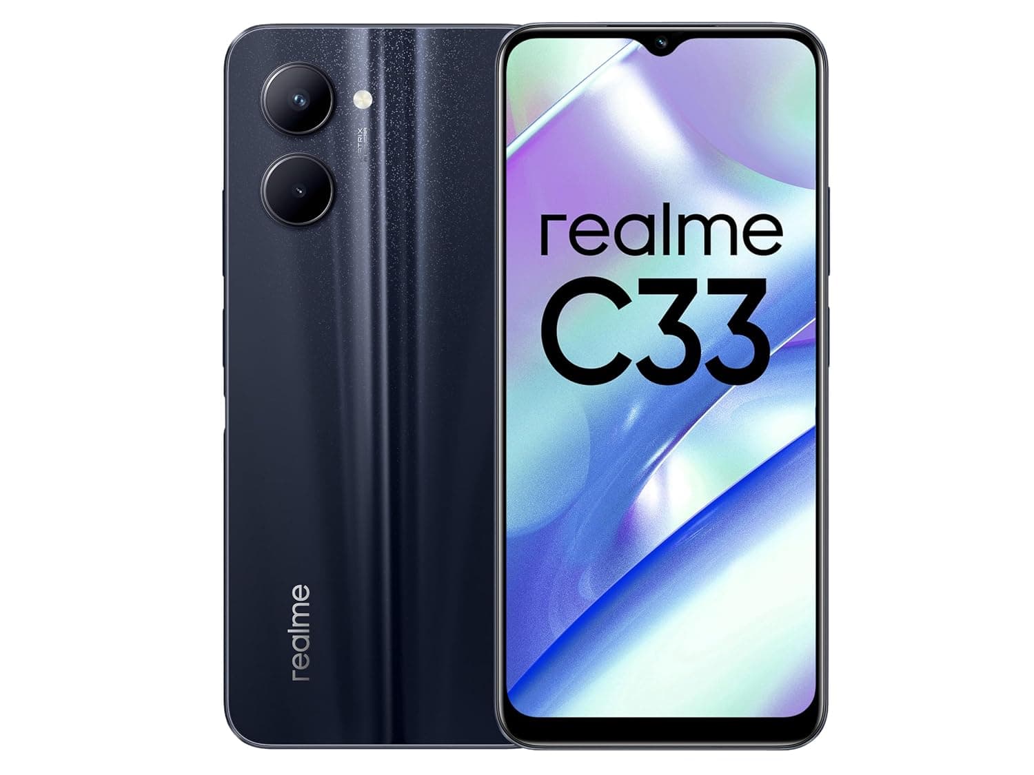 Realme C33 Dual-SIM 64GB ROM + 4GB RAM (Only GSM | No CDMA) Factory Unlocked 4G/LTE Smartphone (Night Sea) - International Version