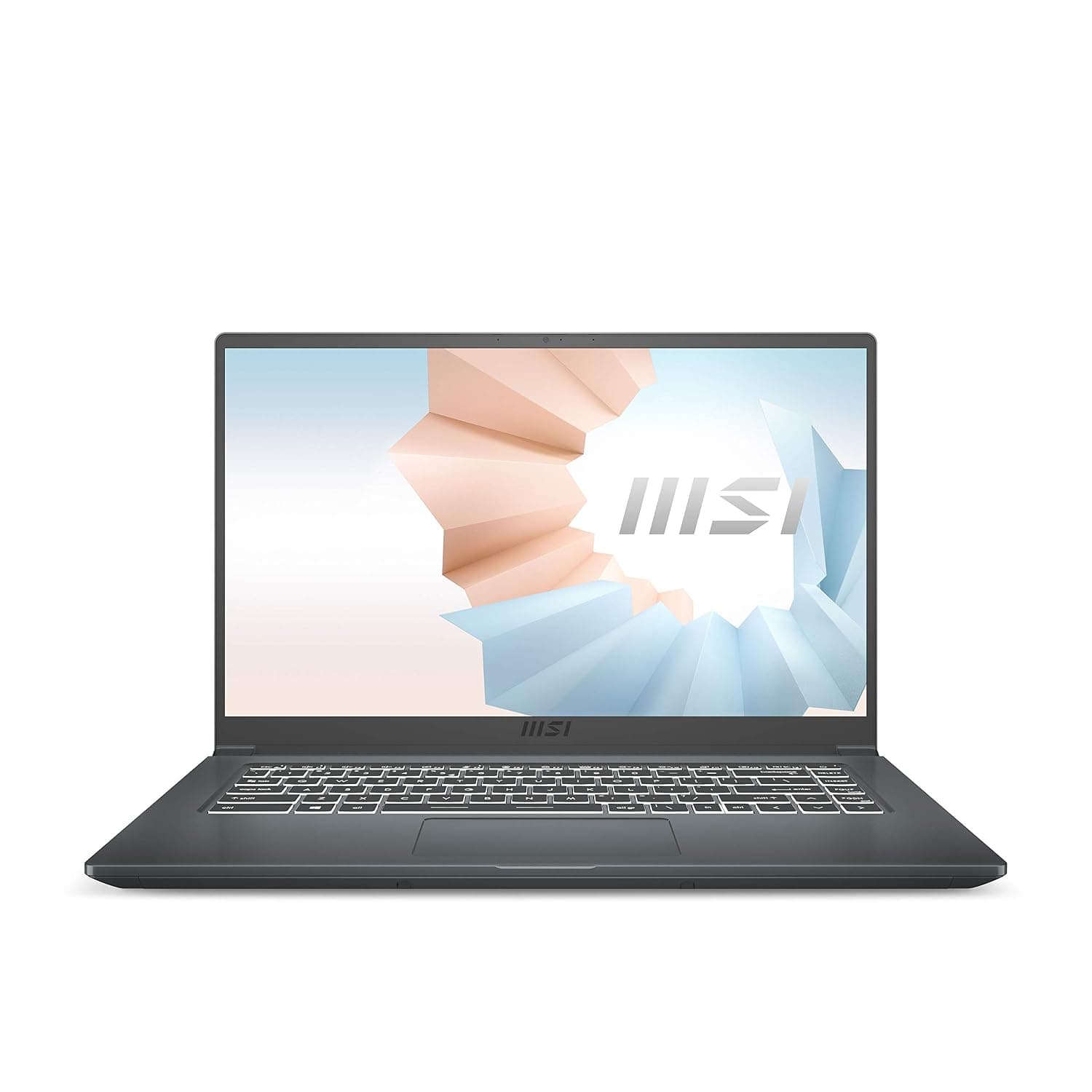 MSI Modern15A220 Modern 15 15.6" Ultra Thin and Light Professional Laptop Intel Core i7-1165G7 MX450 16GB DDR4 512GB NVMe SSD Win10
