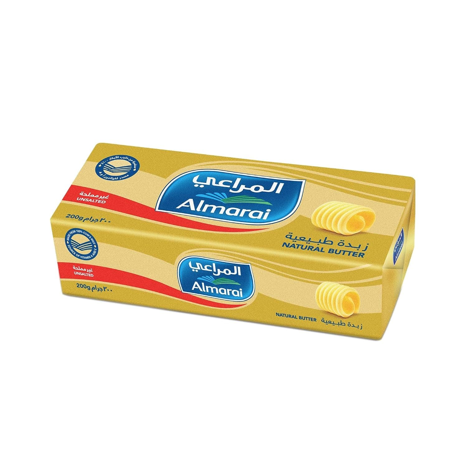 Almarai Natural Butter Unsalted 200g