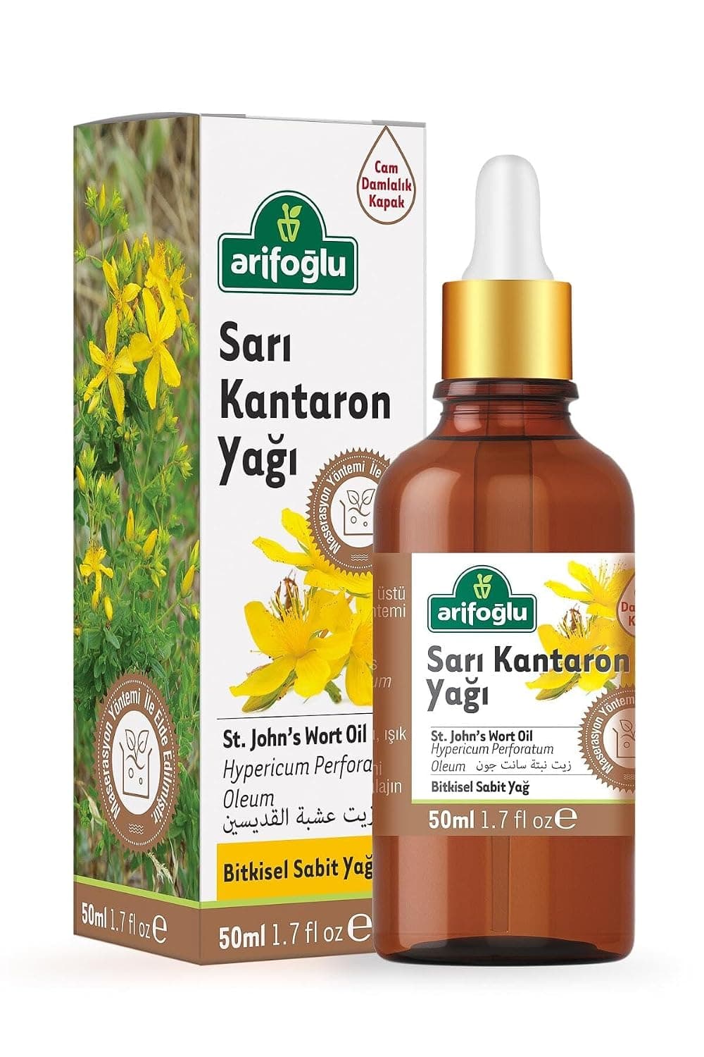 Arifoğlu Gentian Oil, 50ml, St. John's Wort Oil