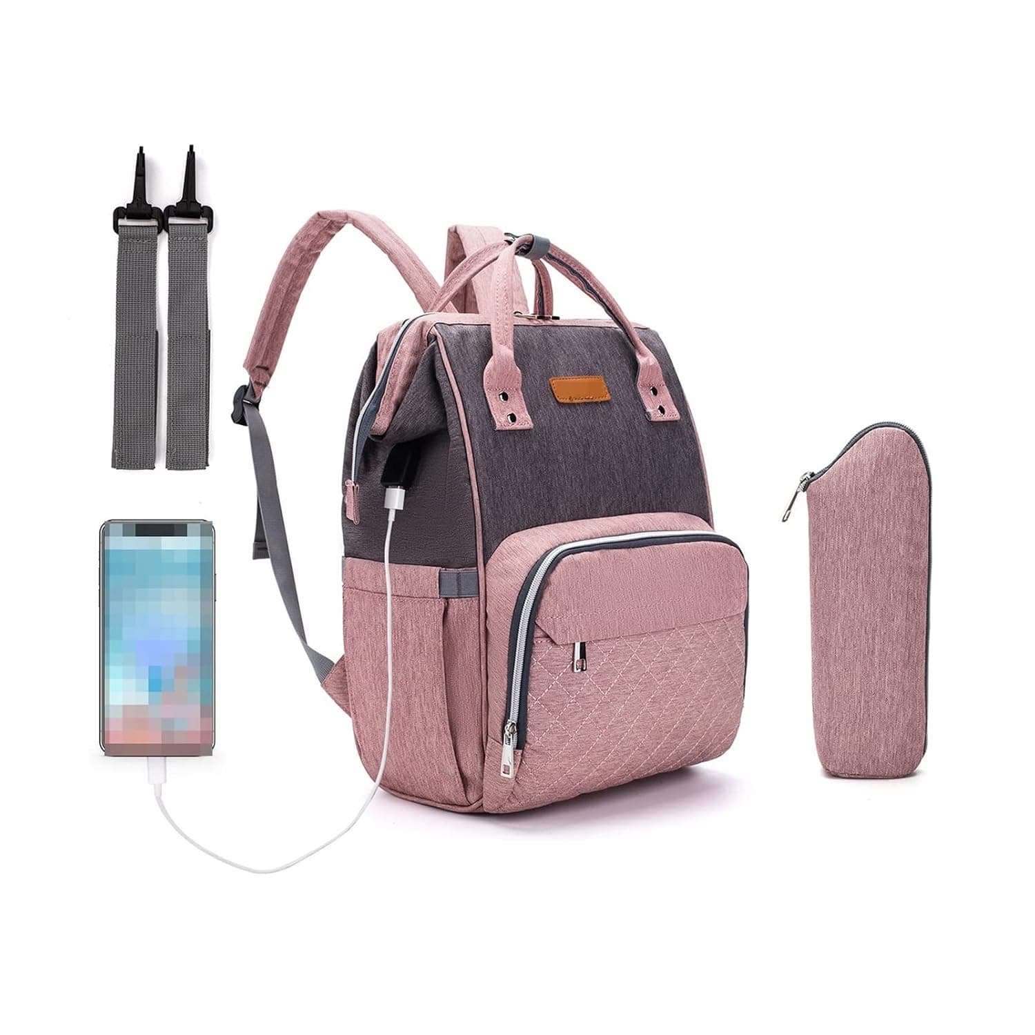 NURII diaper bags Fashion Portable Baby Backpack Baby Bag For Mommy Large Capacity Waterproof Diaper Bag Mother Care Travel Equipment (Color : 9)