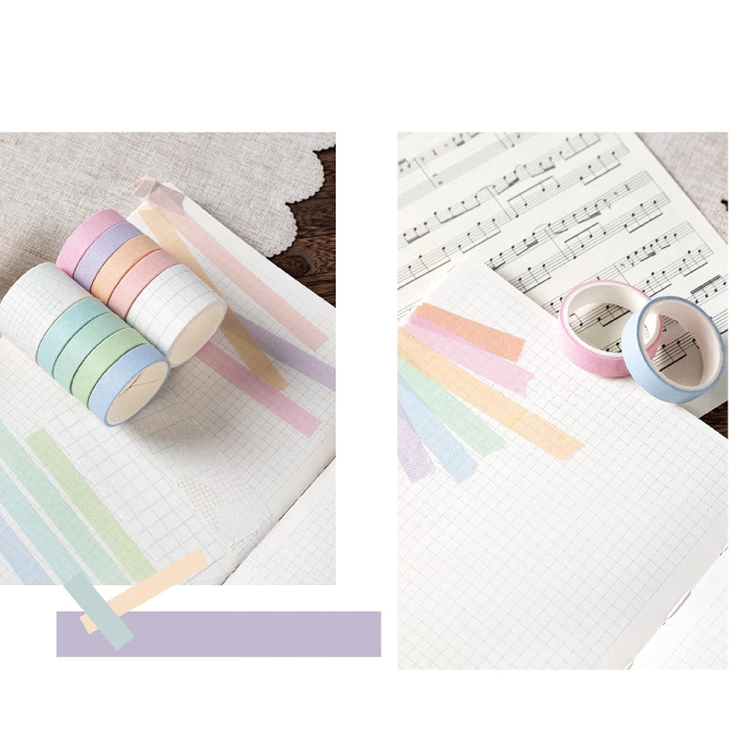 Tape,Sweet Dream Series Washi Japanese Paper Tape Scrapbooking Tape Rolls 2 Meters for DIY Decoration Journals Scrapbooks Gift Wrapping