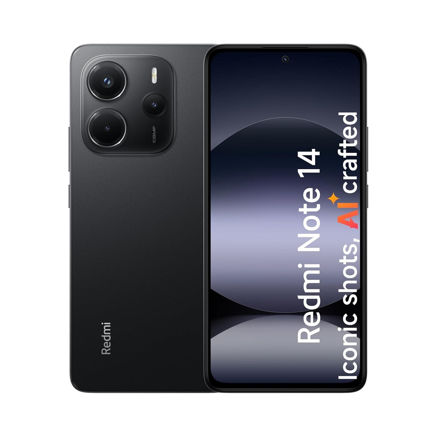 Redmi Note 14 Midnight Black 8GB RAM 256GB 4G - Global Version