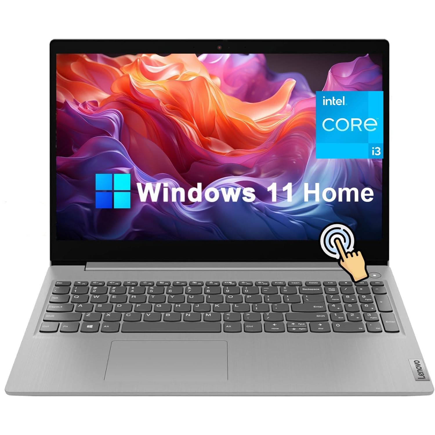 Lenovo Ideapad 3i [Windows 11 Pro] 15 15.6" FHD Touchscreen Business Laptop Computer, Intel Core i3-1115G4, 16GB RAM, 512GB PCIe SSD, Numberic Keypad, Wi-Fi 6, BT 5, HDMI, USB, Card Reader, w/Battery
