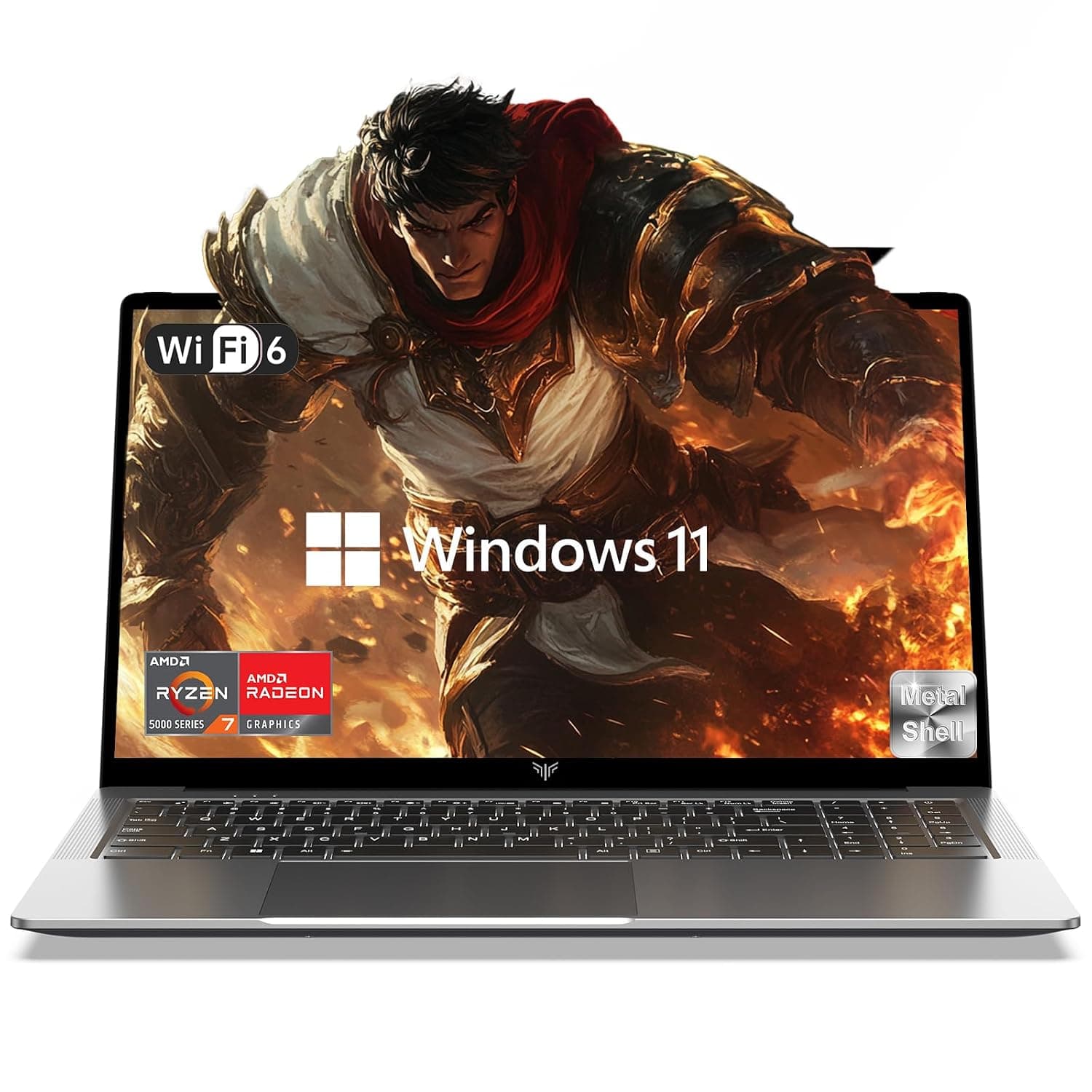 KAIGERR Laptop with AMD Ryzen 7430U Processor (UP to 4.3GHZ,6C/12T),16GB DDR4 RAM 512GB SSD,AMD Radeon Graphics,Windows 11 Computer