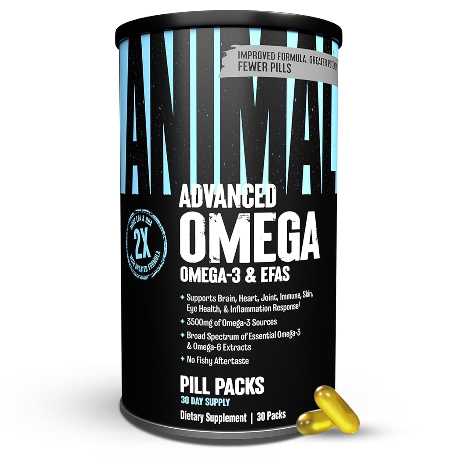 Universal Nutrition, Animal Omega, The Essential EFA Stack, 30 Packs