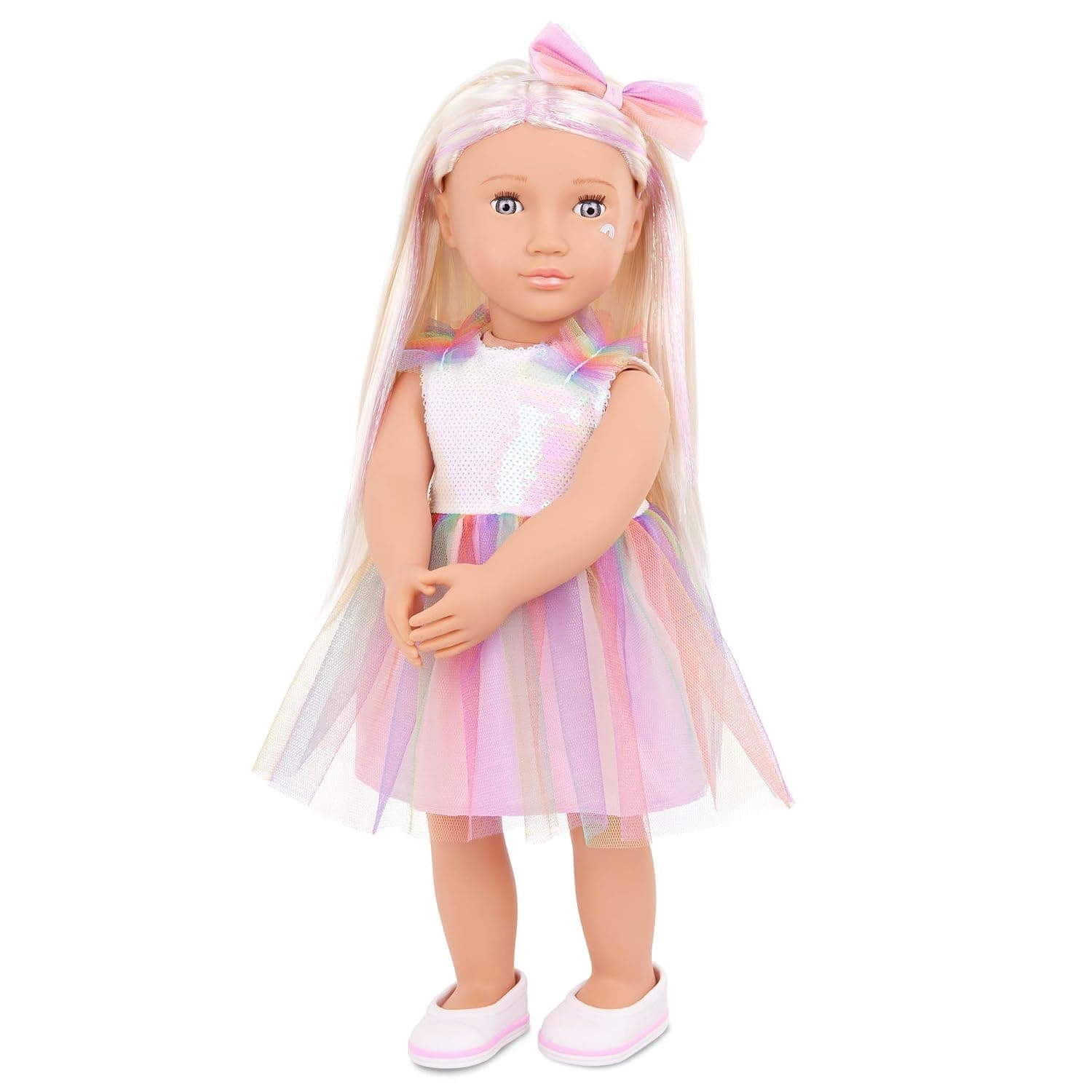 Our Generation Iris Fashion Doll with Unicorn Outfit, 18-Inch Size