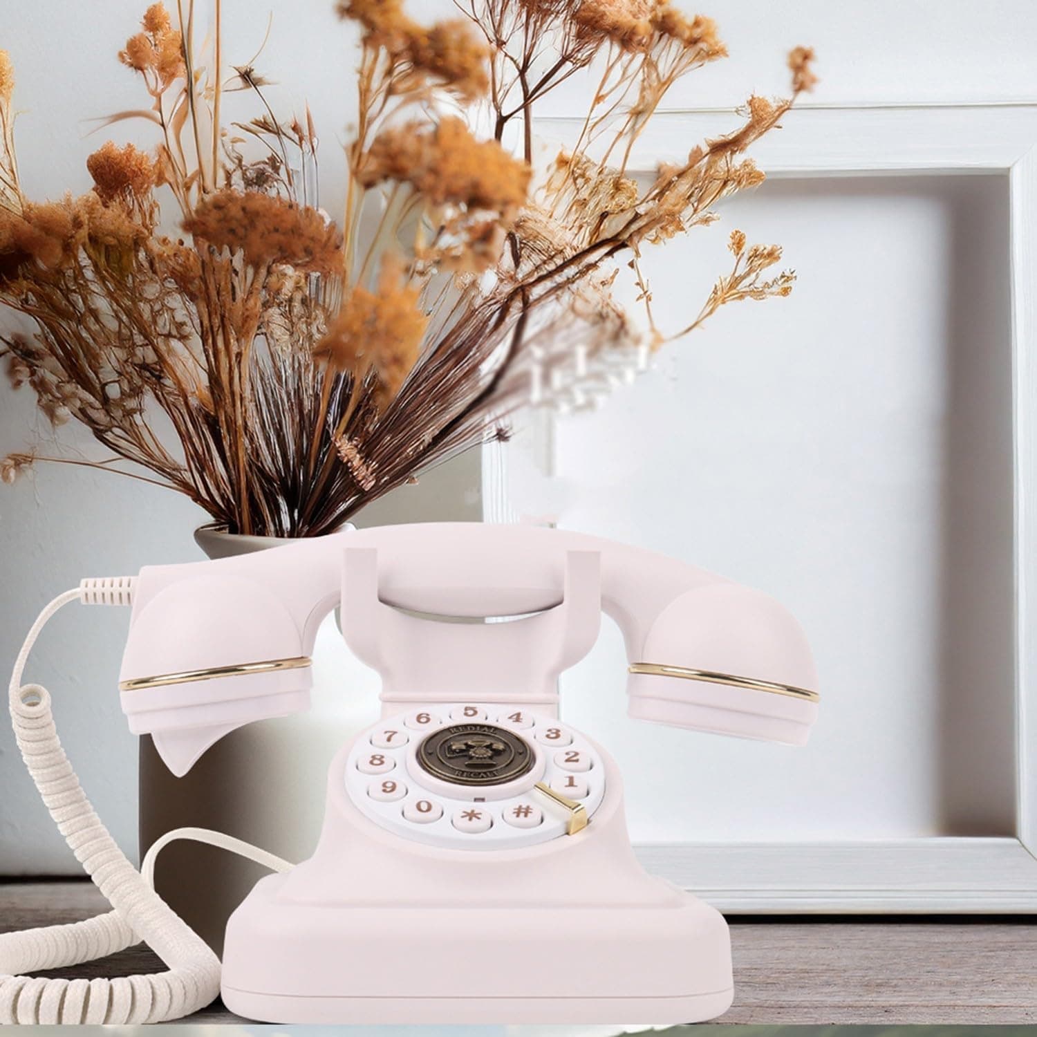 Leave a Message Wedding Phone, Save Your Weddings, Birthdays, Anniversaries, Retirement Parties, Antique Phone Classic for Recording Custom Audio Message 16GB Card,4