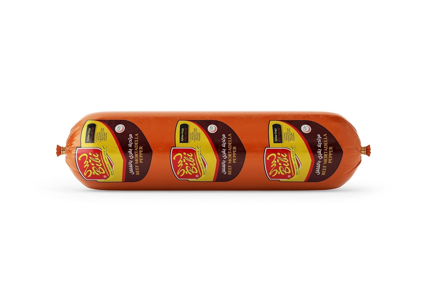 Bibi Fresh Beef Mortadella Pepper Roll 500 g