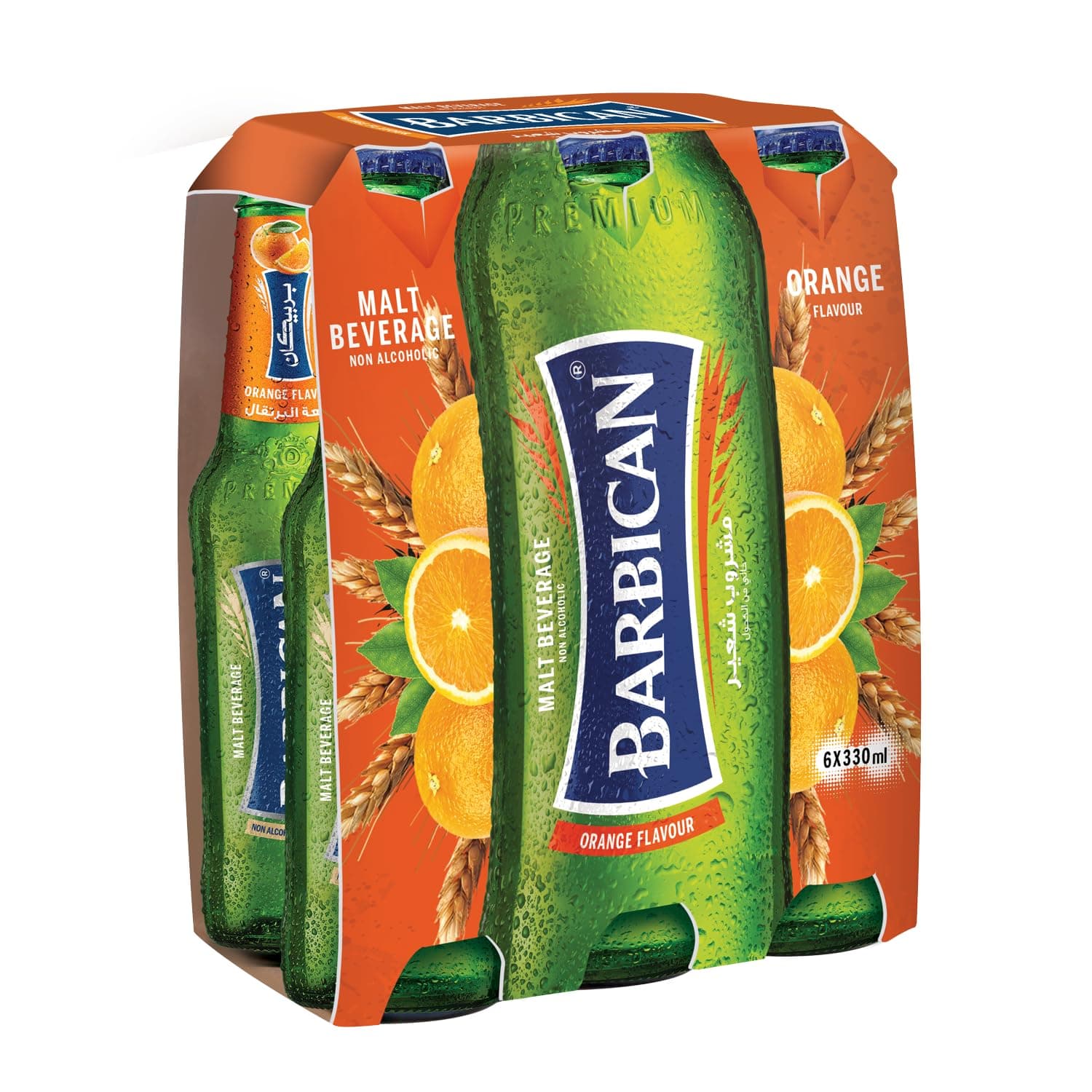 Barbican Orange Non-Alcoholic NRB Malt Beverage 6 x 330 ml