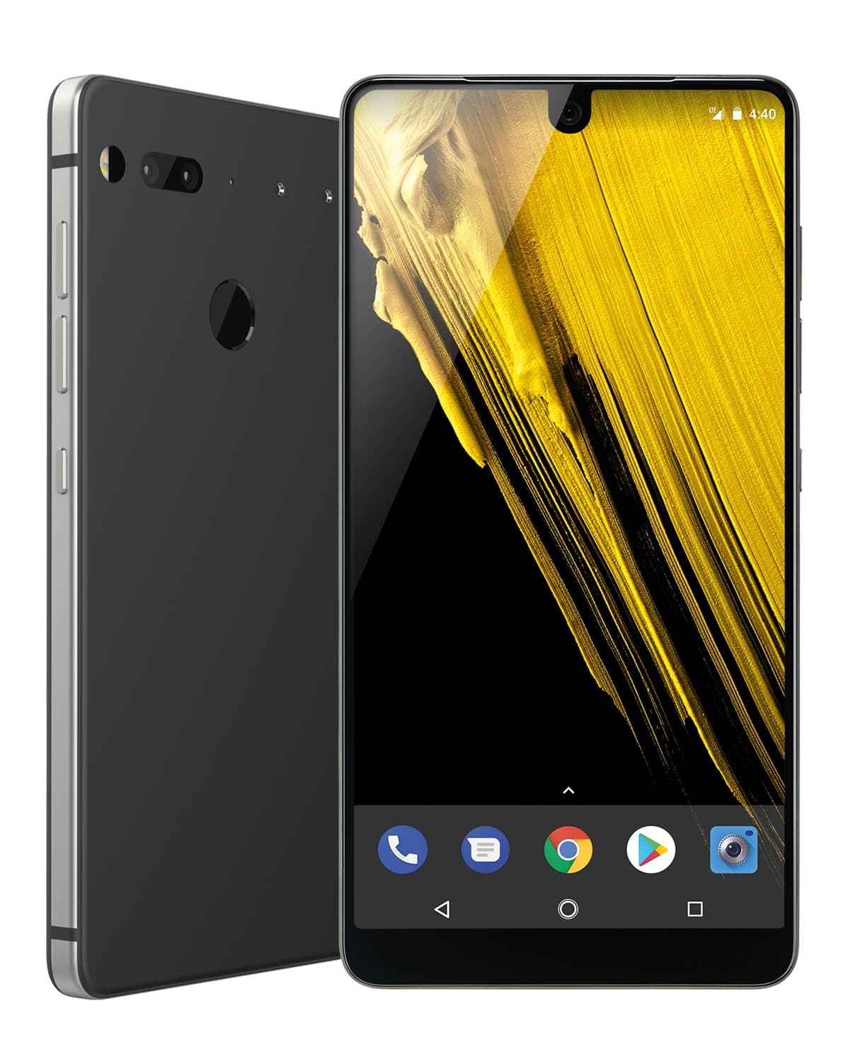 Essential Phone in Halo Gray â€“ 128 GB Unlocked Titanium and Ceramic phone with Edge-to-Edge Display