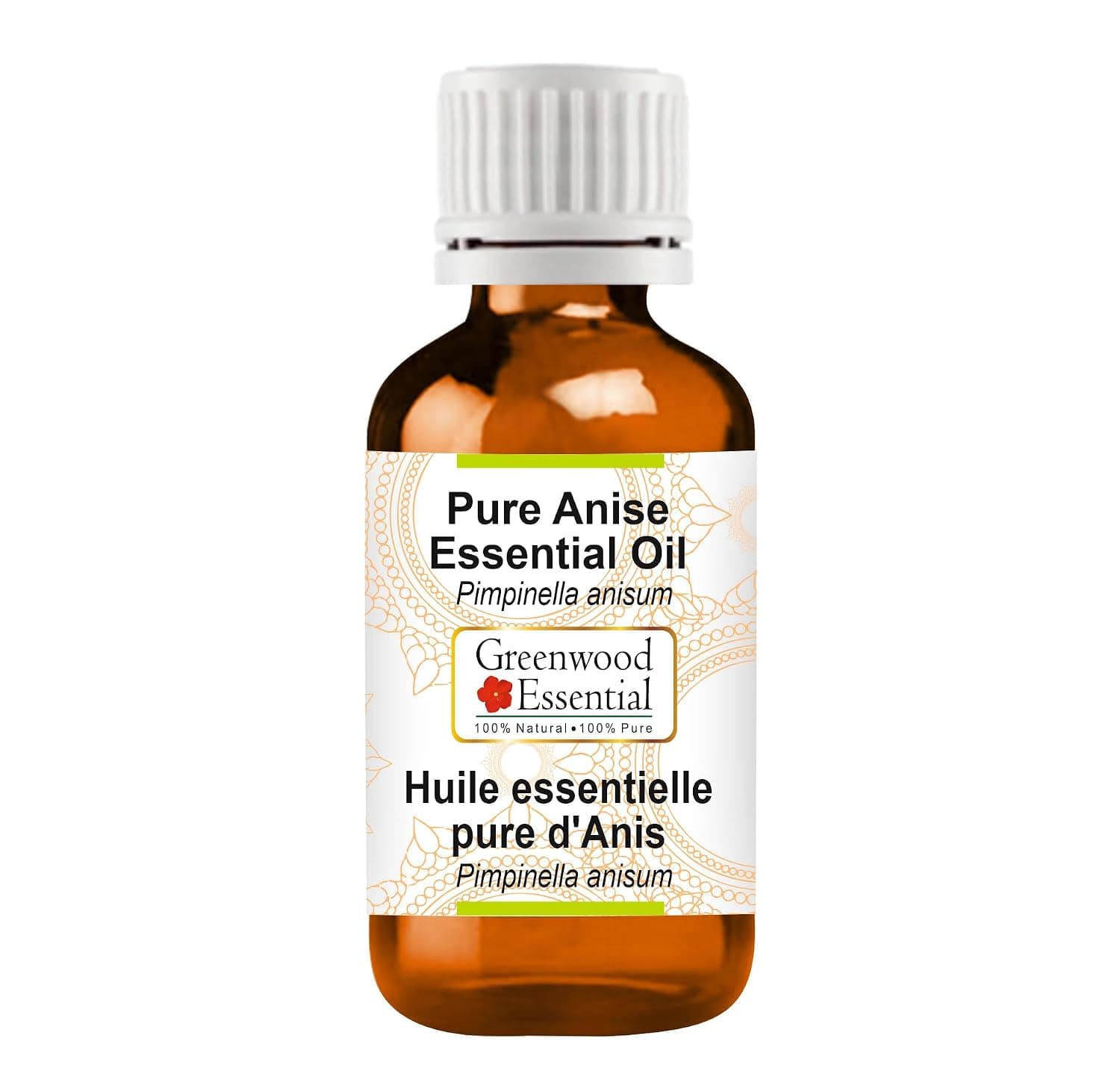 Greenwood Essential Pure Anise Essential Oil (Pimpinella anisum) Steam Distilled 30ml (1 oz)