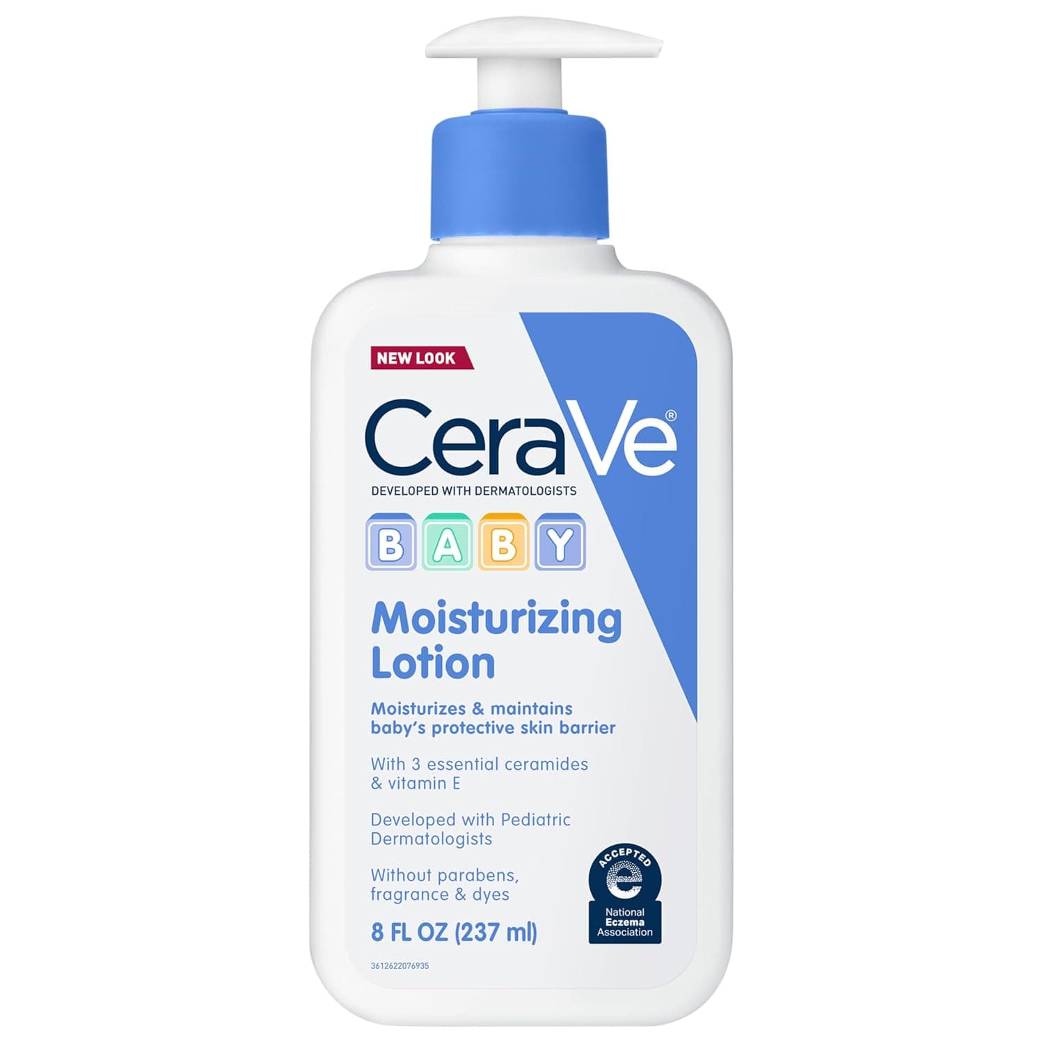CeraVe Baby Lotion | 8 Ounce | Gentle Baby Skin Care with Hyaluronic Acid | Paraben and Fragrance Free