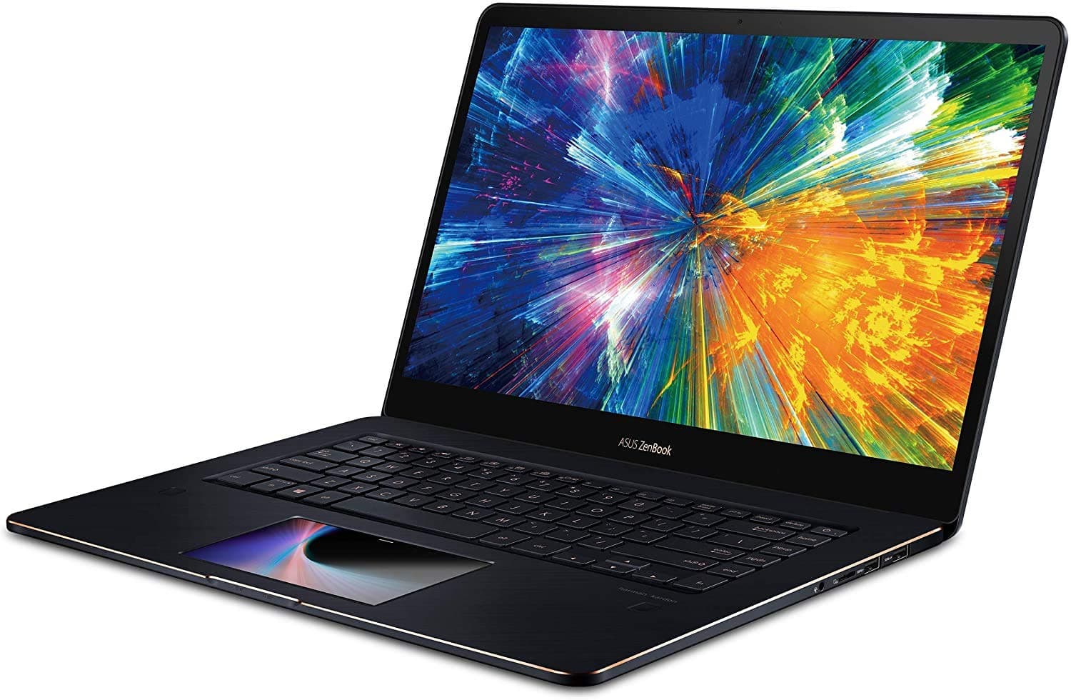 ASUS ZenBook Pro 15 Laptop, 15.6” UHD 4K Touch, Intel Core i9-8950HK, NVIDIA GeForce GTX 1050 Ti, 16GB DDR4 RAM, 512GB PCIe SSD, Backlit KB, Windows 10 Pro, UX580GE-XB74T