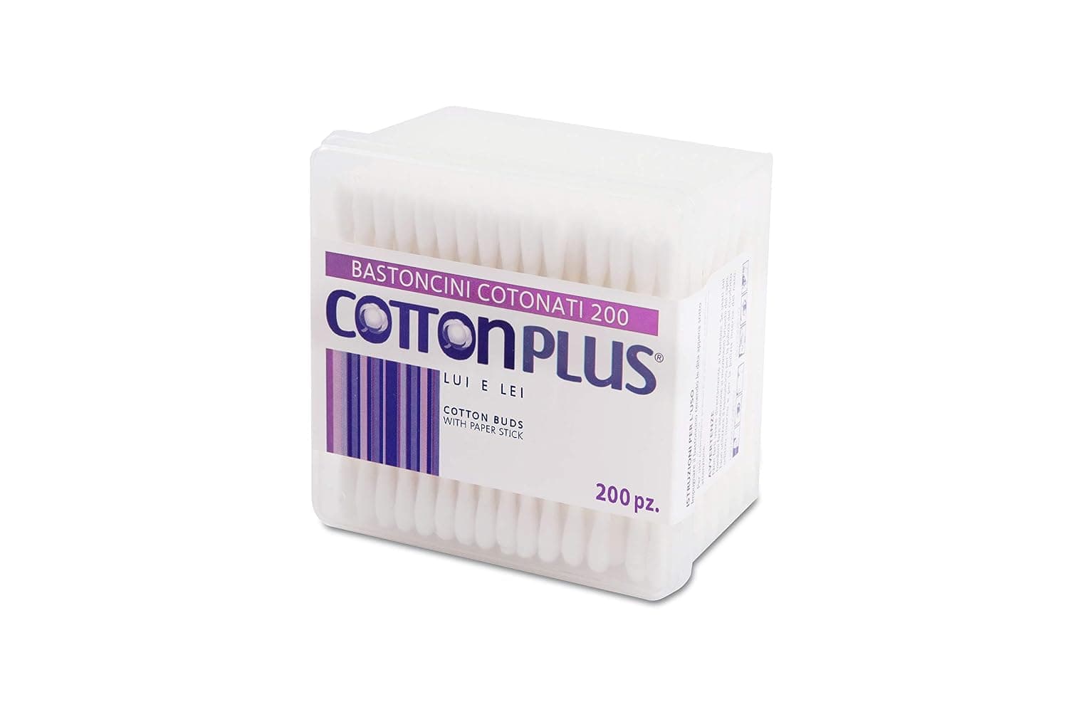 Cotton Plus Cotton Buds, 200 Pieces