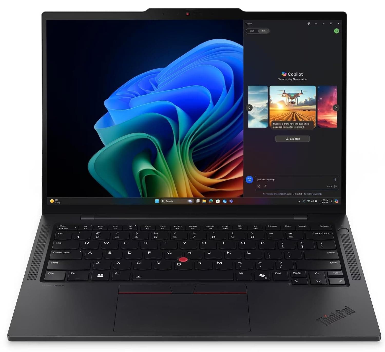 Lenovo 2025 ThinkPad T14s Gen 6 Copilot+ Laptop with Intel Core Ultra 7 268V vPro Processor, 14” WUXGA IPS Anti-Glare Touchscreen, 32GB LPDDR5X-8533MT Memory, 1TB SSD, Wi-Fi 7, and Win 11 Pro