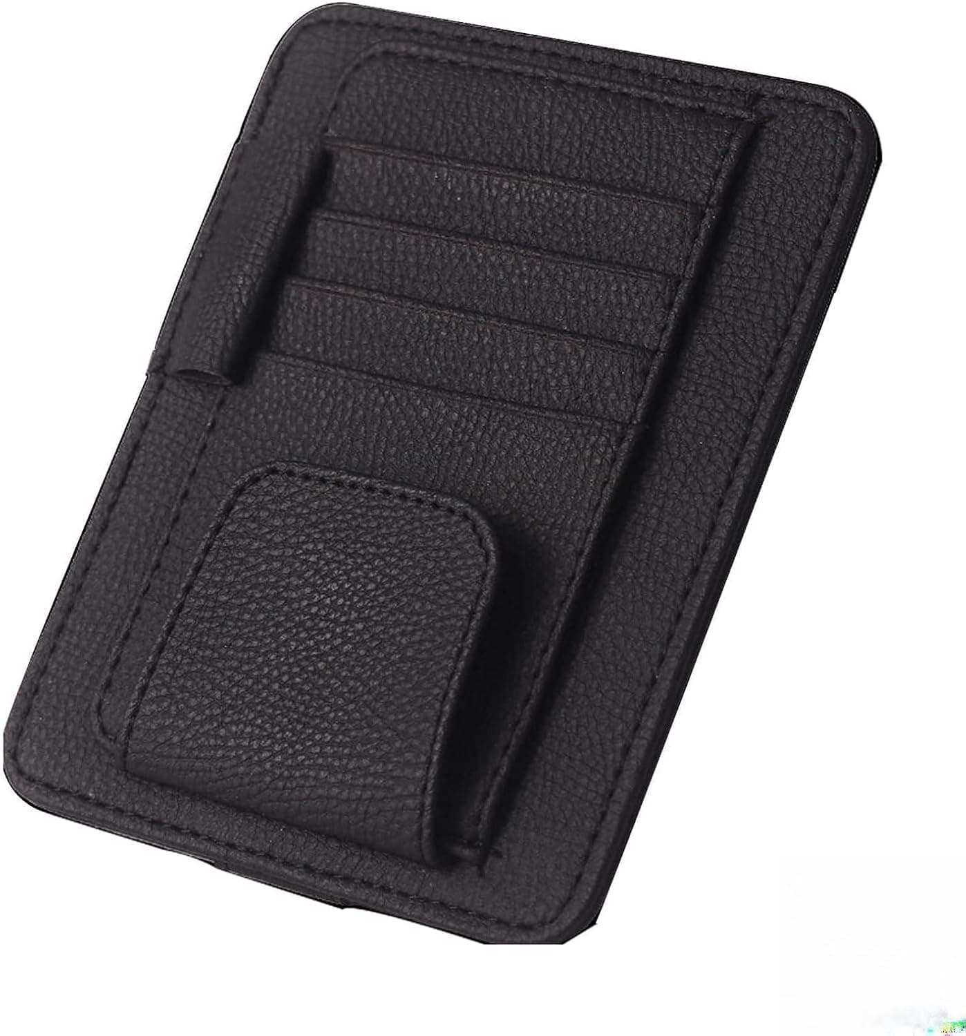 Aputue Car Sun Visor Organizer, Multi-Pocket Storage Holder for Cards and Documents, Universal Vehicle Accessory Compatible with Cars Trucks and SUVs