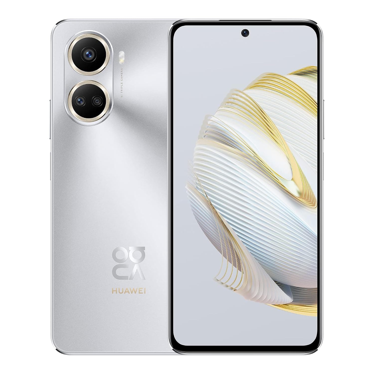 Huawei Nova 10 SE Dual SIM 128GB ROM + 8GB RAM Factory Unlocked 4G/LTE Android Smartphone (Starry Silver) - International Version