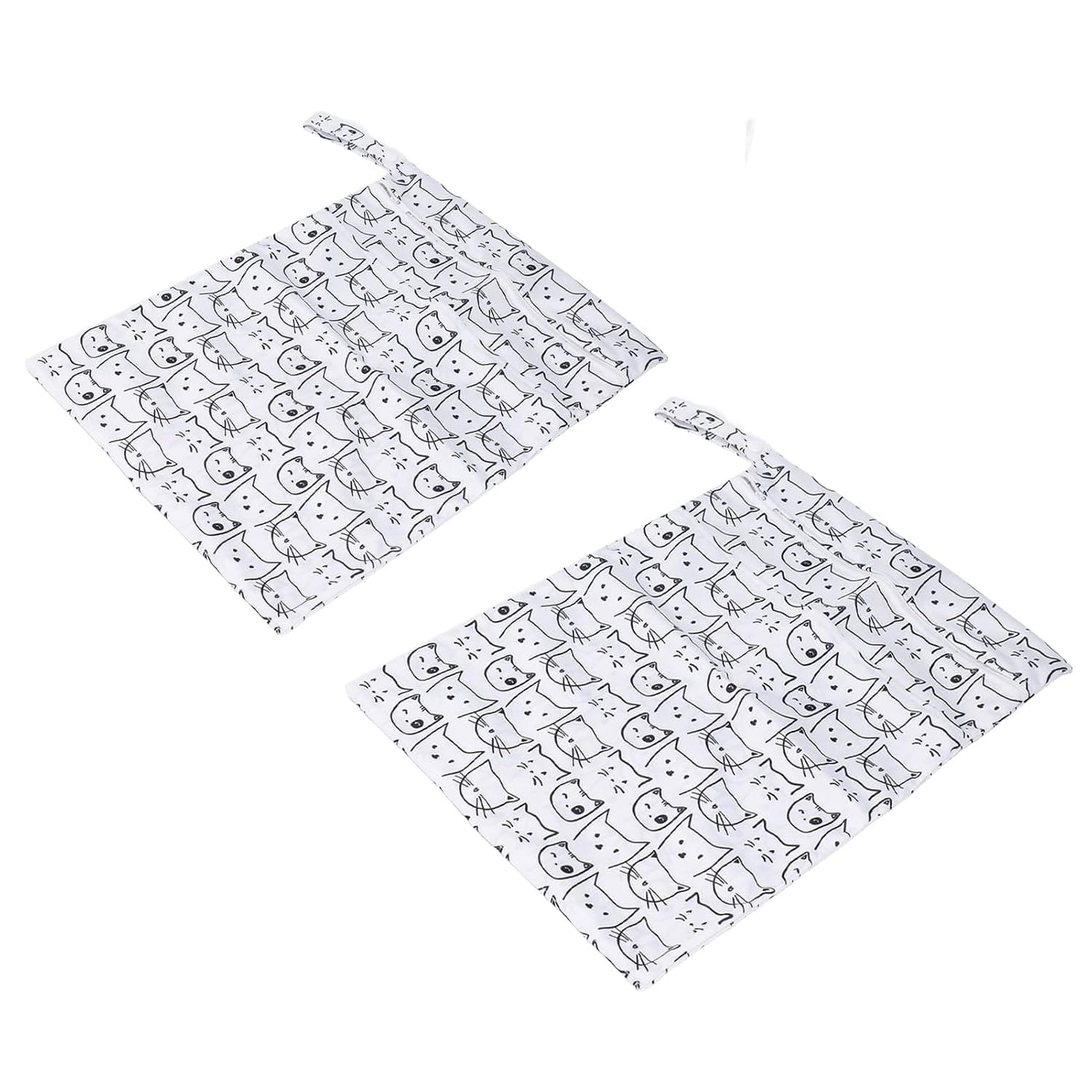 Hidyliu Wet and Dry Nappy Bags 2 Pack Waterproof Bathing Suit Beach Baby Supplies Durable Polyester 40 x 29 cm, B09, Classic