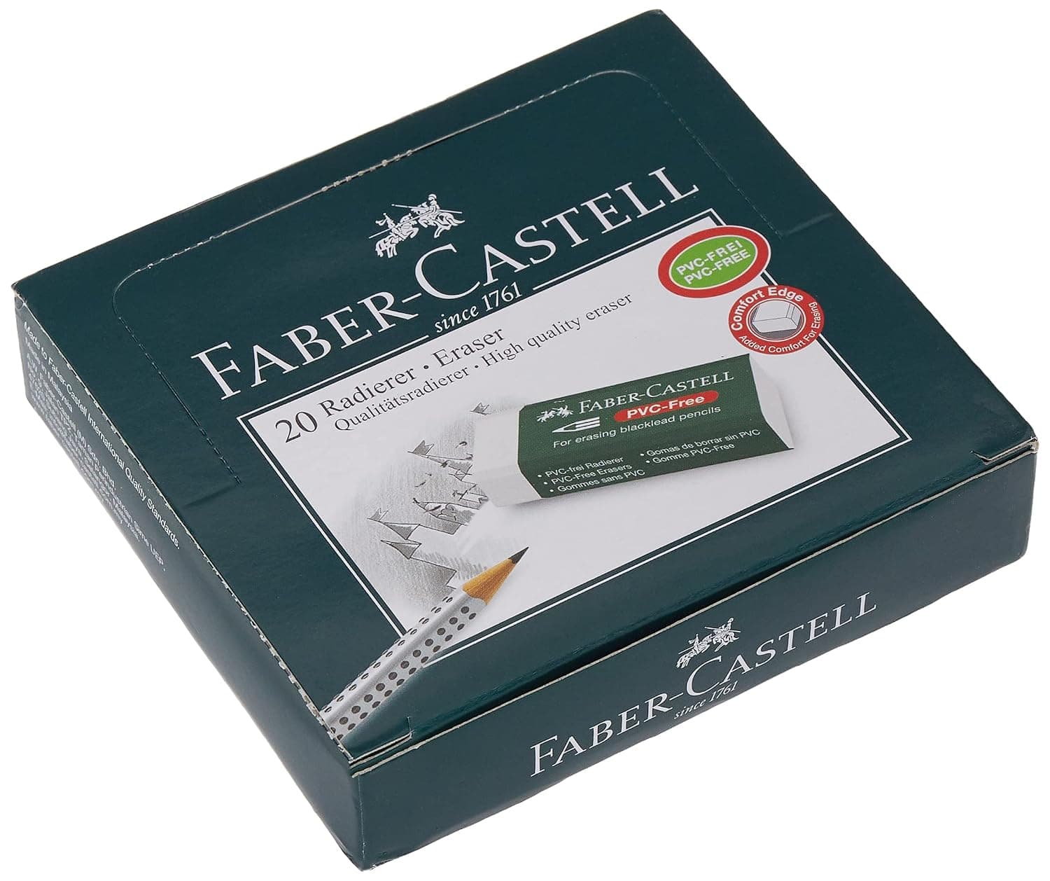 Eraser PVC-free 188520 white bx/20