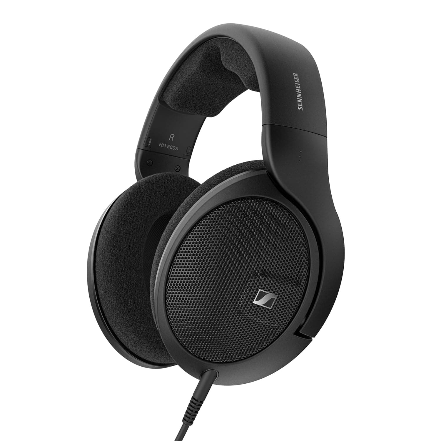 Sennheiser Hd 560 S Over-The-Ear Audiophile Headphones - NEUtral Frequency Response, E.A.R. Technology For Wide Sound Field, Open-Back Earcups, Detachable Cable, (Black) (Hd 560S)