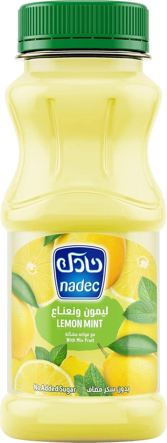 Nadec Lemon Mint with Fruit Mix Nectar Juice 180 ml