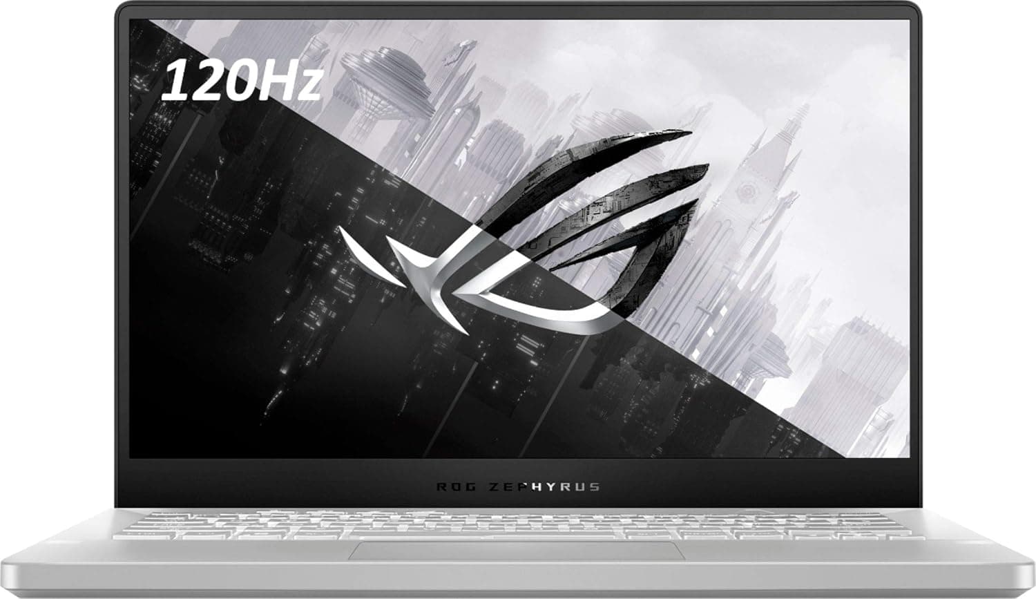 ASUS ROG Zephyrus G14 14" Gaming Laptop AMD Ryzen 9 16GB Memory NVIDIA GeForce RTX 2060 Max Q 1TB SSD Moonlight White, GA401IV-BR9N6