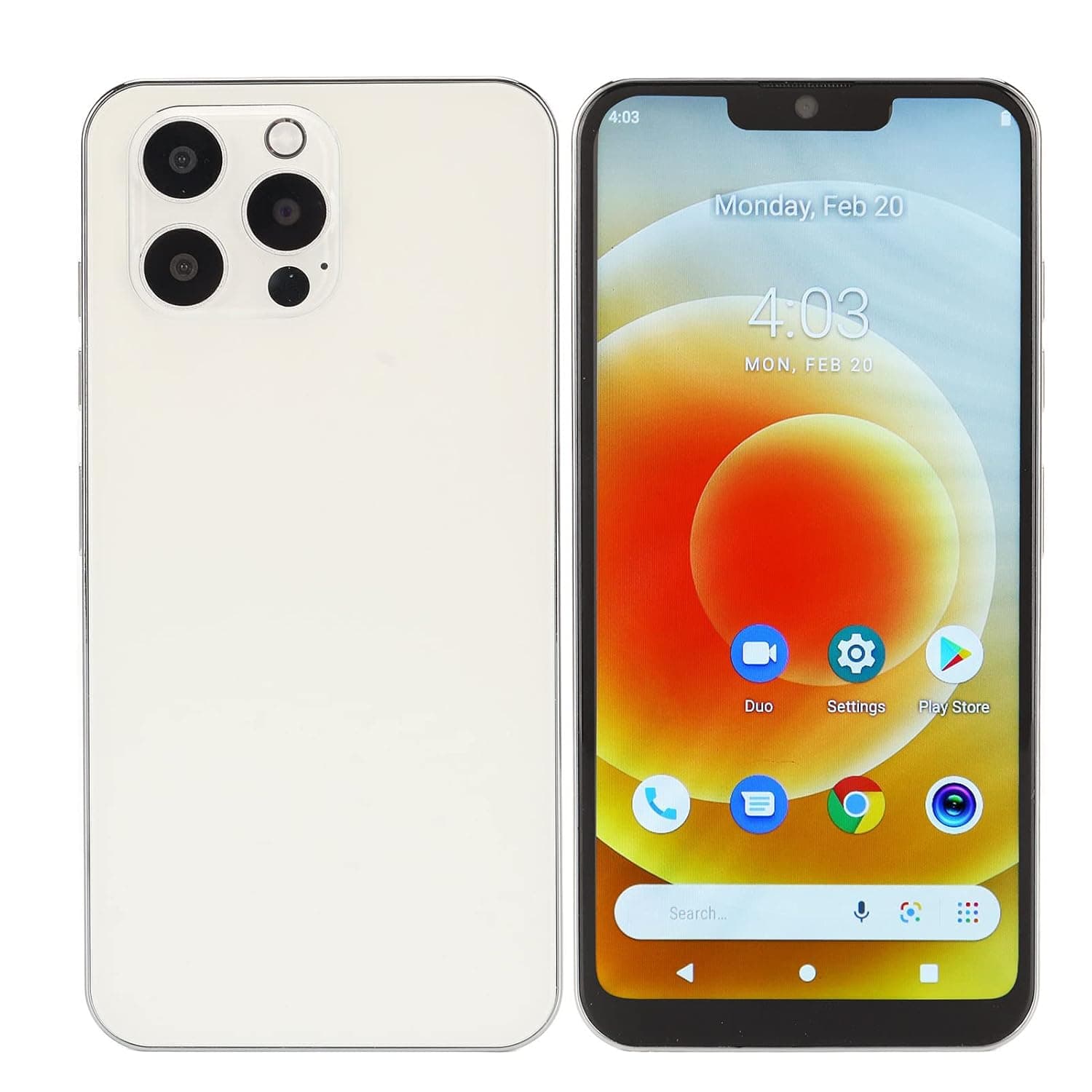 I13pro Max Smarphone, Unlocked 6.1in HD Face Recognitoin Mobile Phone, 5G Wifi 2.0GHz Dual Camera with 4000mAh Battery, Android 12 Smartphone