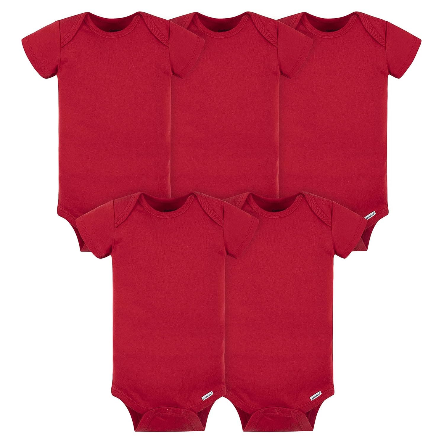 Gerber Baby 5-Pack Solid Onesies Bodysuits