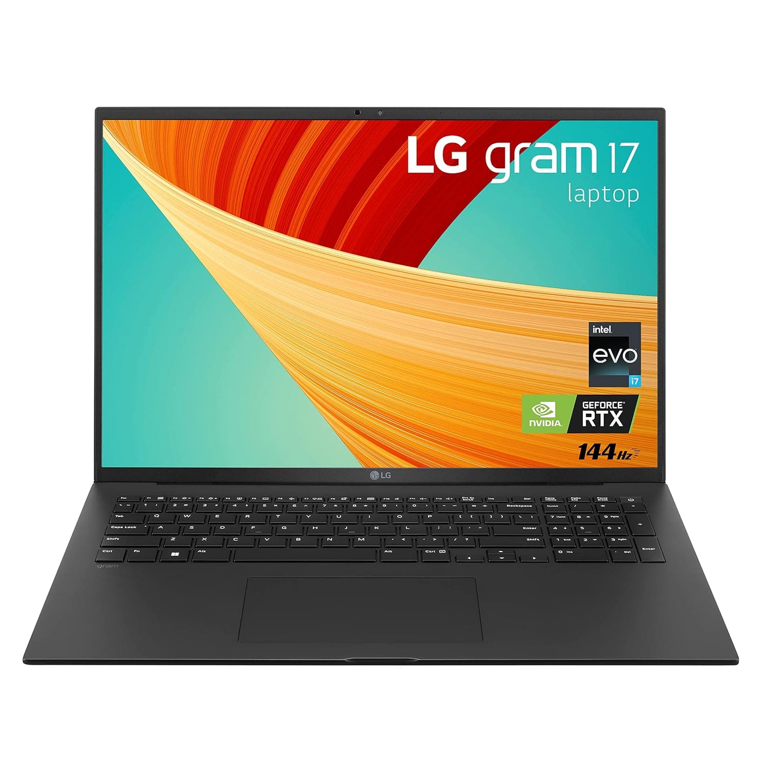 LG gram 17” Lightweight Laptop, Intel 13th Gen Core i7 Evo Platform, Windows 11 Home, NVIDIA RTX3050 4GB GPU, 32GB RAM, 2TB SSD, Black