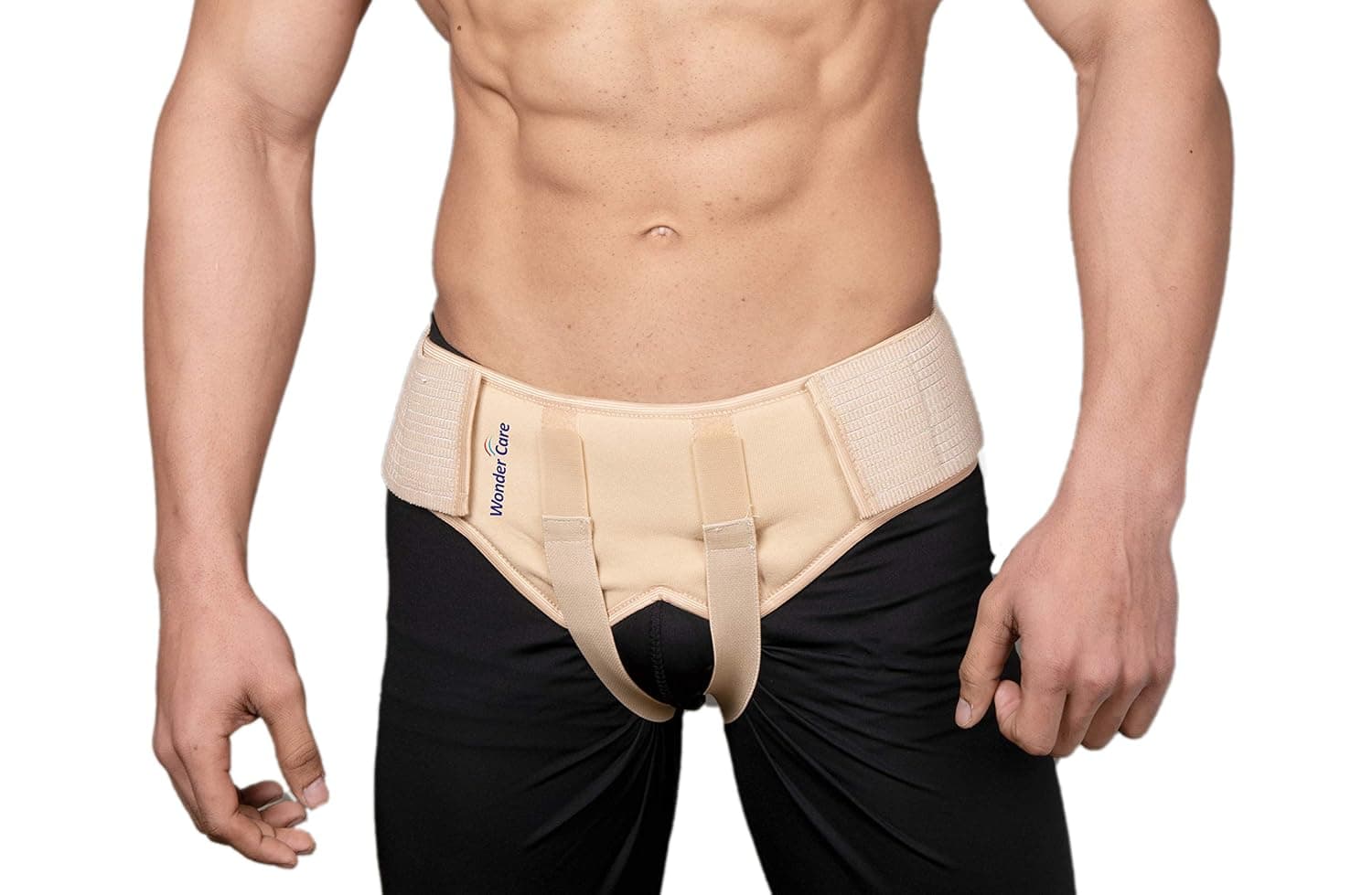 Wonder Care Hernia Belt for Men Inguinal - Hernia Truss, Groin Brace Hernia Support for Men, Removable Compression Pads & Adjustable Groin Straps, Double inguinal Hernia Support for Men, XL