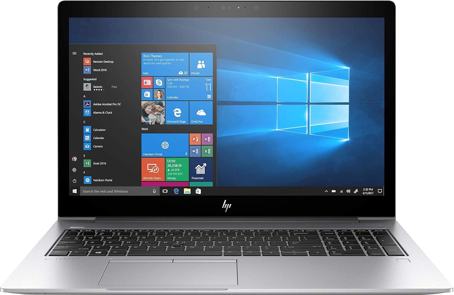 HP 3RS17UT#ABA Elitebook 850 G5 15.6" Notebook - Windows - Intel Core i5 1.7 GHz - 8 GB RAM - 256 GB SSD, Silver