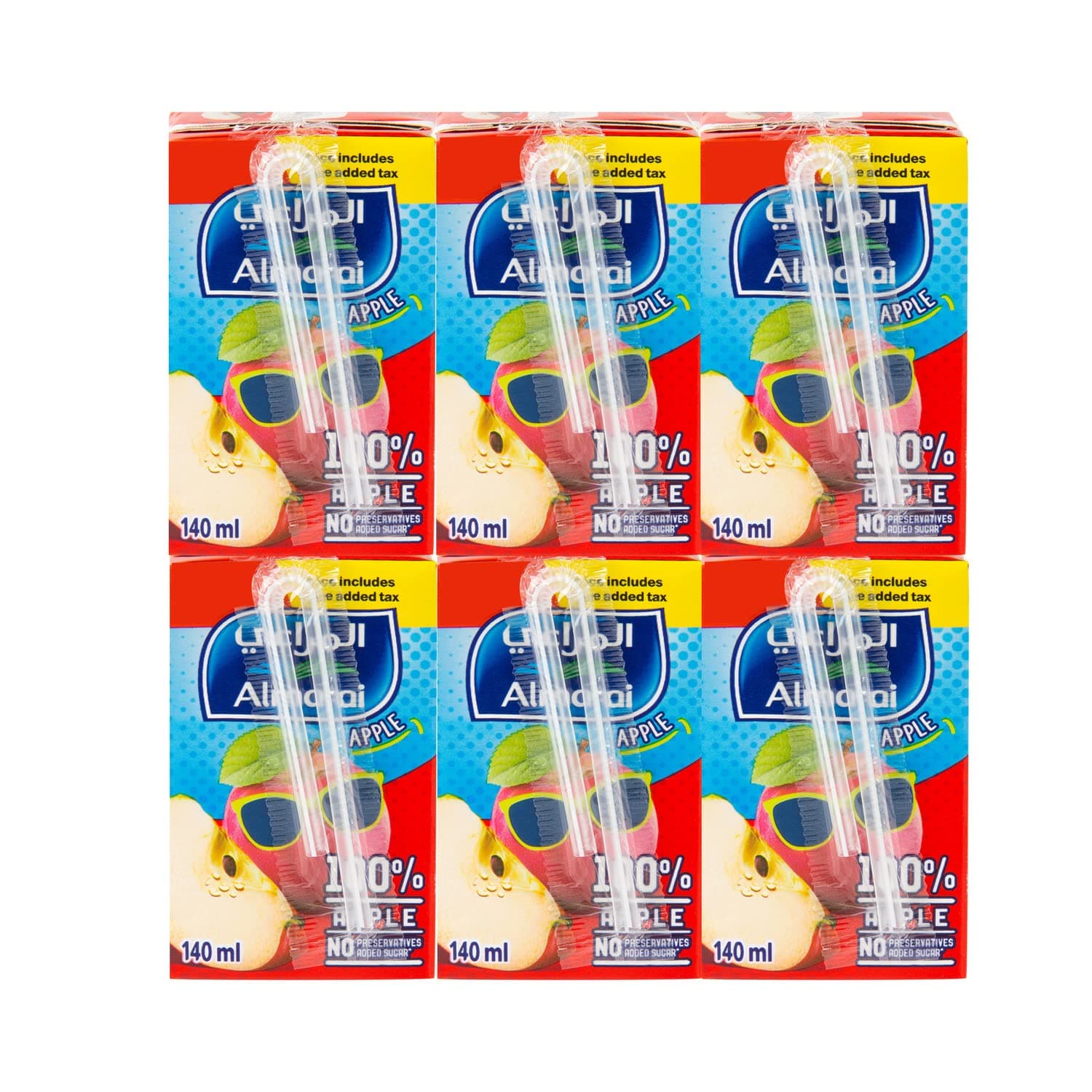 Almarai Apple Drink, 6 x 140 ml