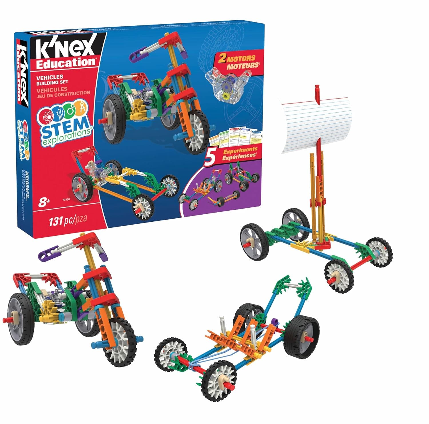 Knex 79320 Education STEM EXPLORATIONS: Vehicles Building Set Kit