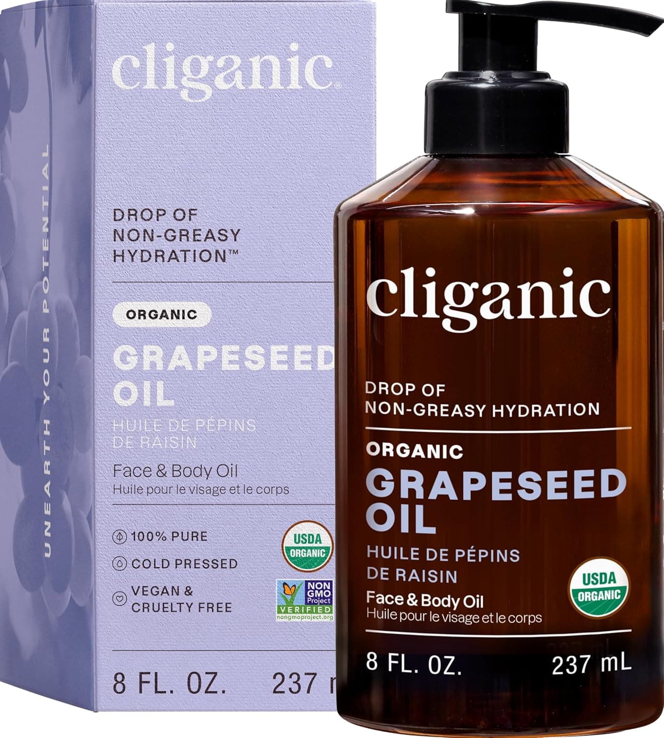Cliganic Organic Grapeseed Oil
