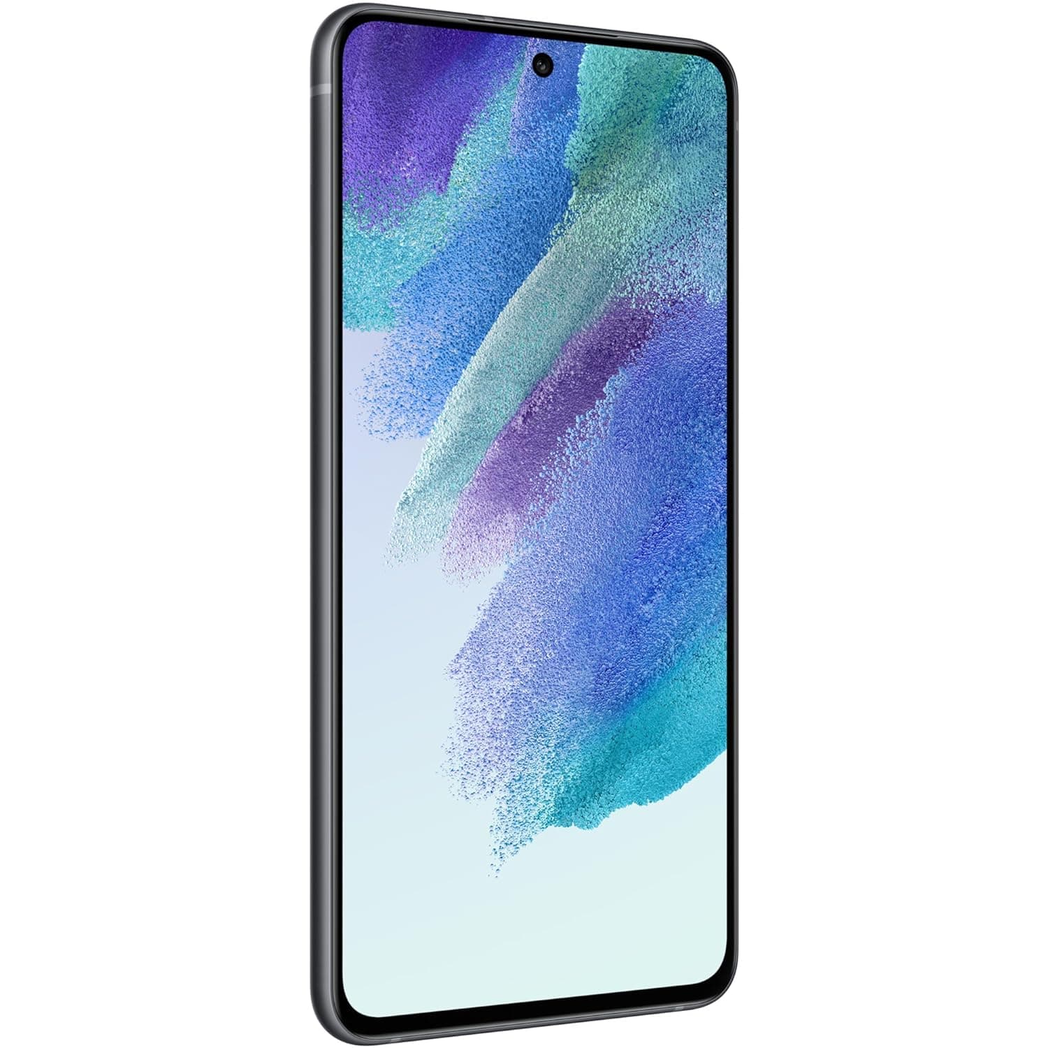 سامسونج جوال جالكسي اس 21 (FE) ثنائي شرائح الاتصال بذاكرة روم 128GB وذاكرة RAM 6GB (GSM | CDMA) هاتف ذكي 5G مفتوح من المصنع (جرافيت) - النسخة العالمية