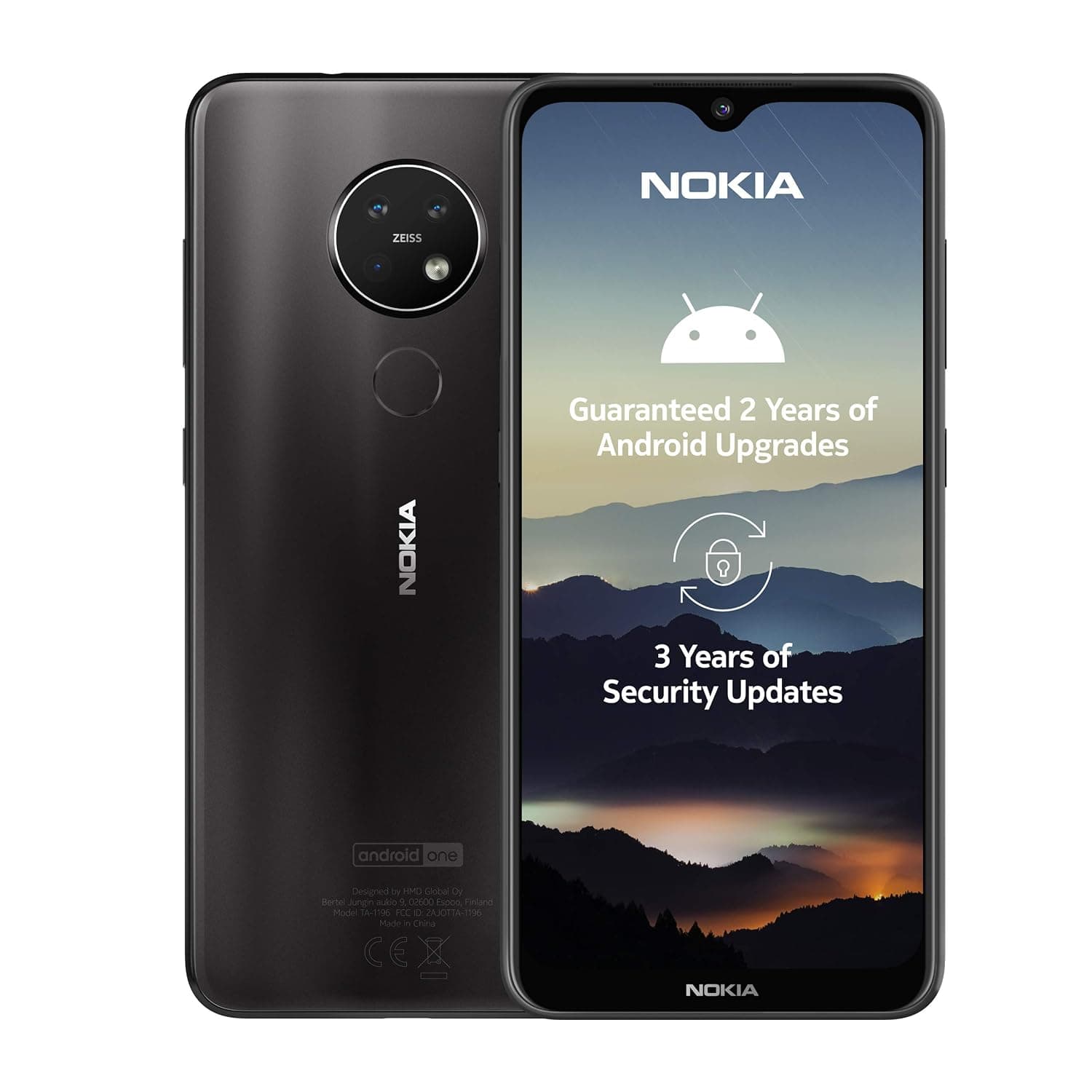 Nokia 7.2 Dual-SIM 64GB ROM + 4GB RAM (GSM Only | No CDMA) Factory Unlocked 4G/LTE Smart Phone (Charcoal) - International Version