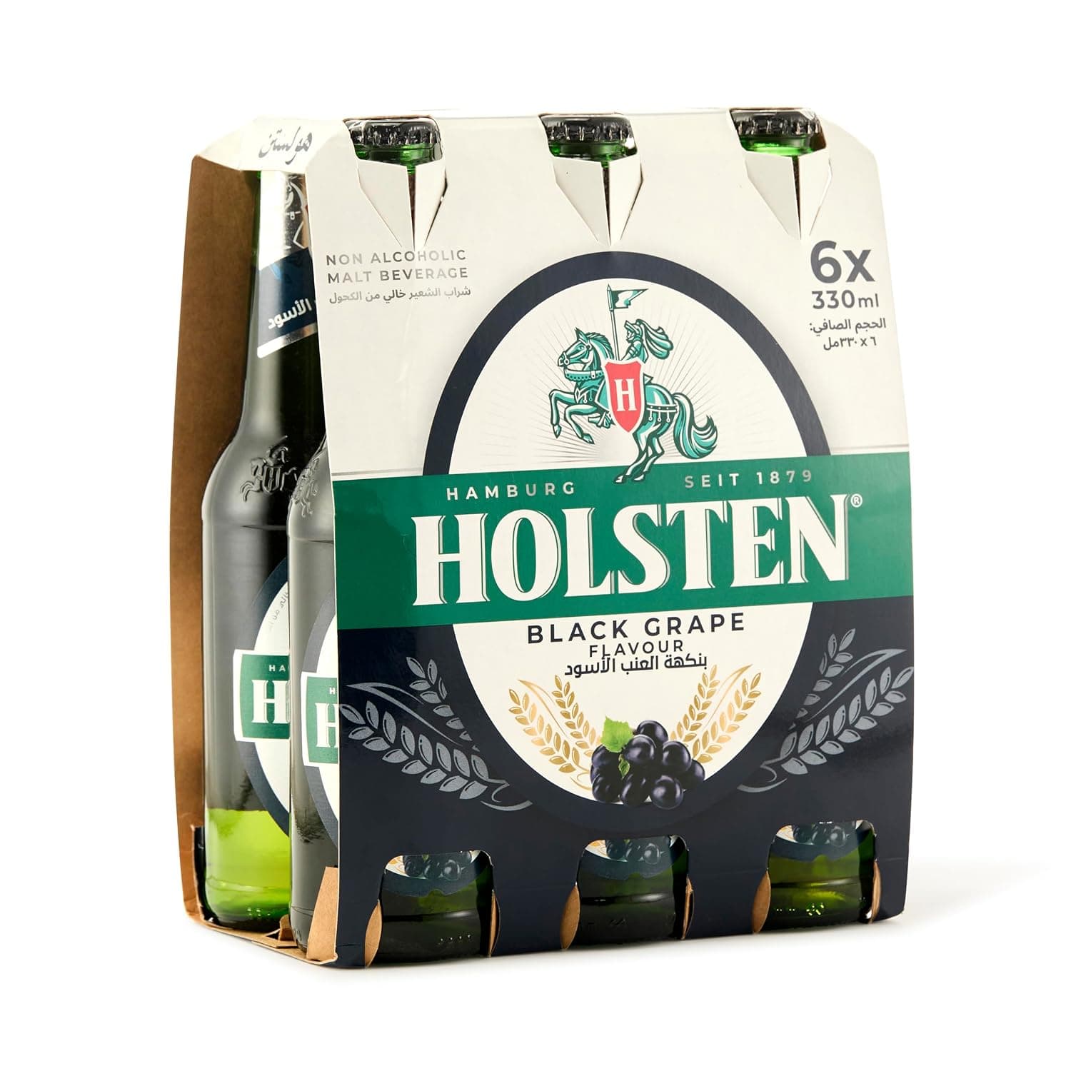 Holsten Black Grape Flavour Non-Alcoholic Malt Beverage 6 X 330 Ml