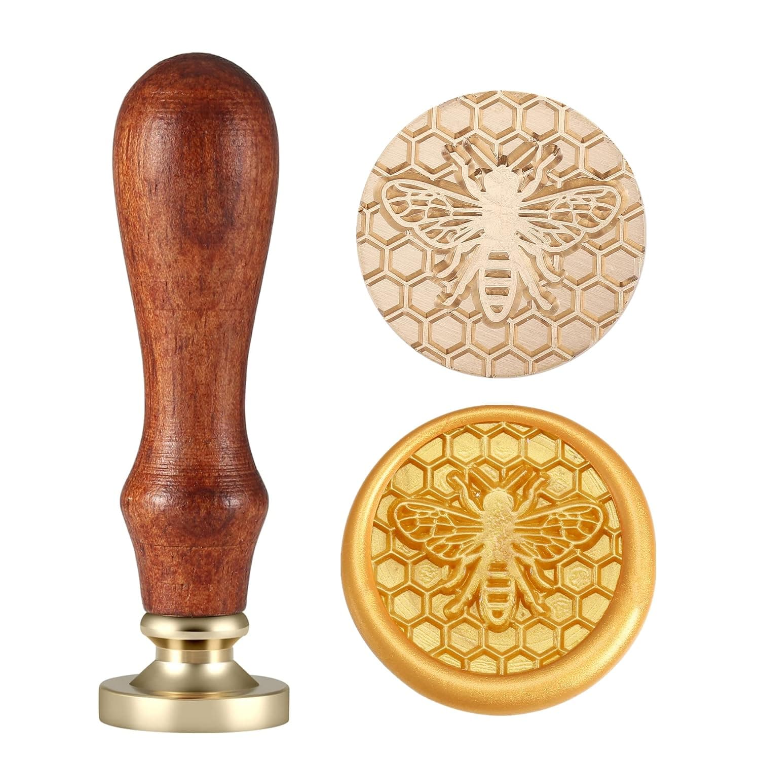 Bee & Honeycomb Wax Seal Stamp, Yoption Vintage Sealing Stamp for Wedding Invitations, Scrapbooks, Gift Wrapping Boxes or Other DIY Project