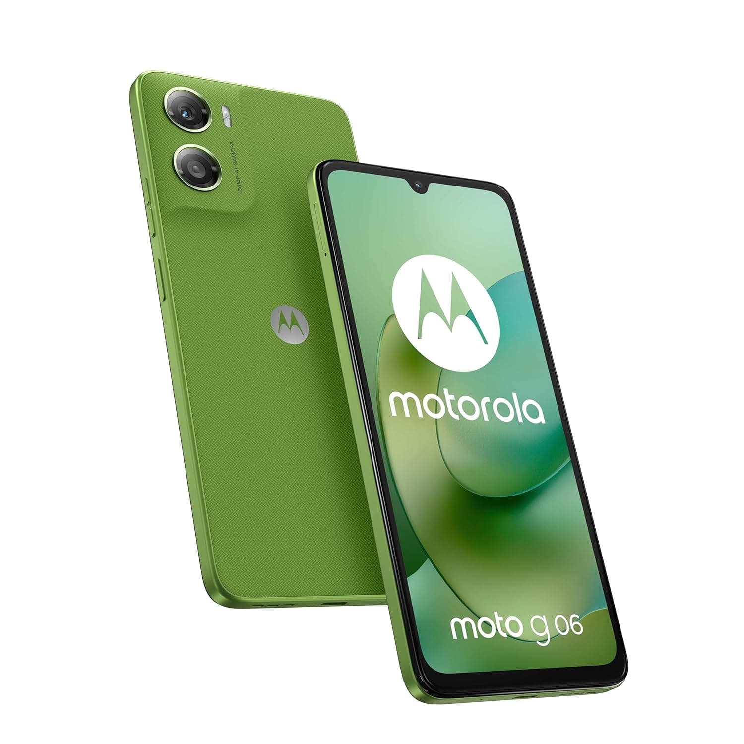 Motorola Moto G06 Dual-SIM 256GB ROM + 4GB RAM (GSM Only | No CDMA) Factory Unlocked 4G/LTE Smartphone (Pantone Tendril) - International Version