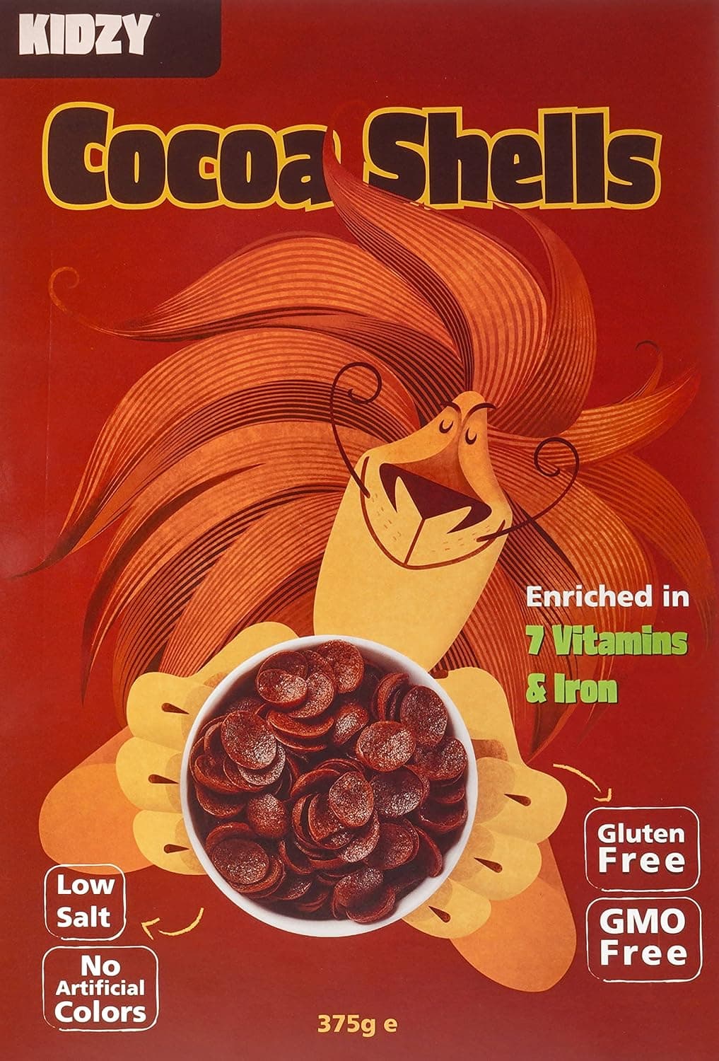 Kidzy cocoa shells, 375g - pack of 1