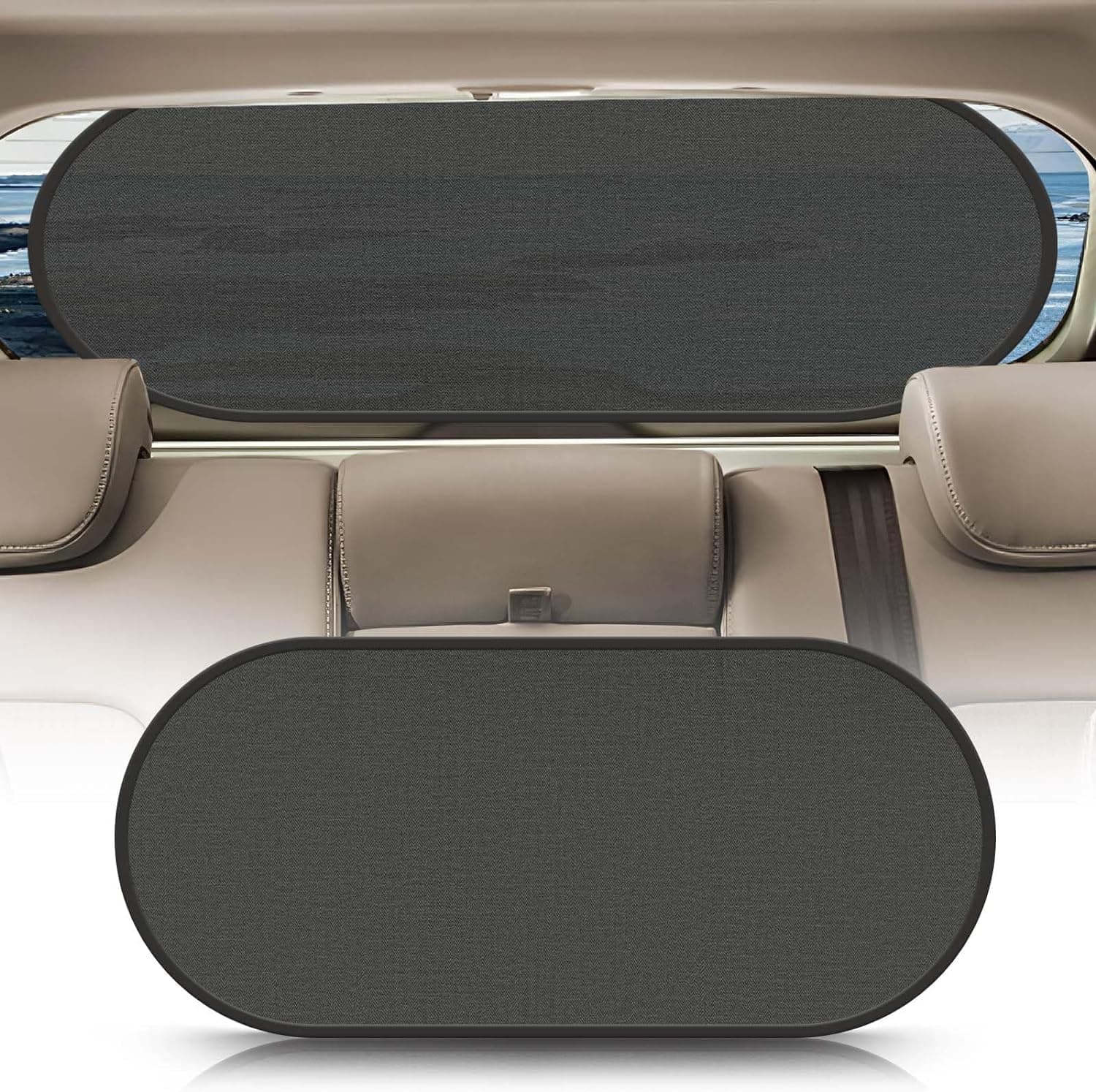 Car Shades for Back Windows Baby, Car Seat Sun Protection, Cling Car Rear Window Shade, Car Window Shades Can Blocks 99.98% UVR, Back Window Sun Shades for Car, Glare Shield Protection, 39"x19"