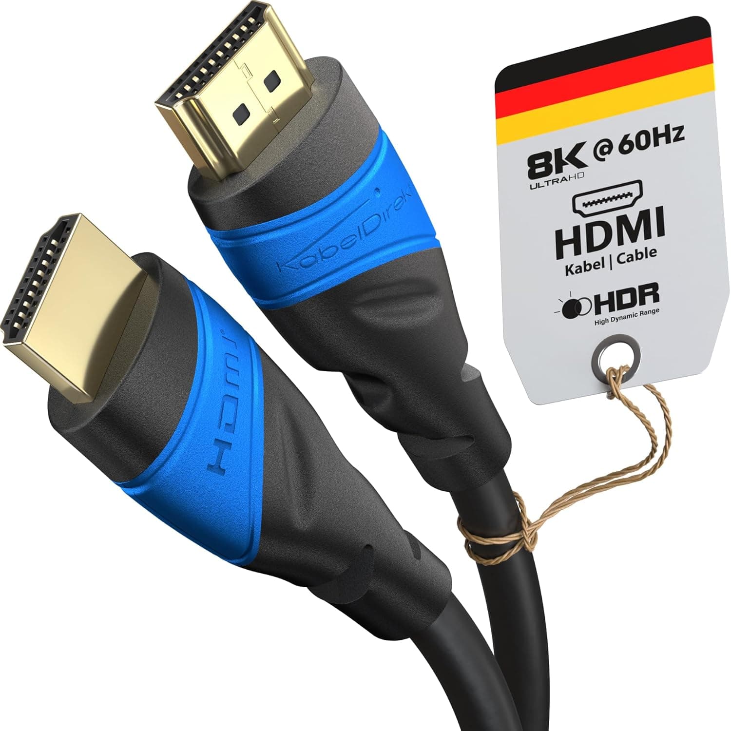 كالبل دايركت - كيبل HDMI 4 كيه -21 متر (4 كيه عند 120 هرتز، 4 كيه عند 60 هرتز - تجربة اتش دي مذهل - ايثرنت عالي السرعة، متوافق مع HDMI 2.0/1.4، بلو راي/PS4/PS5/Xbox Series X/سويتش، أسود)