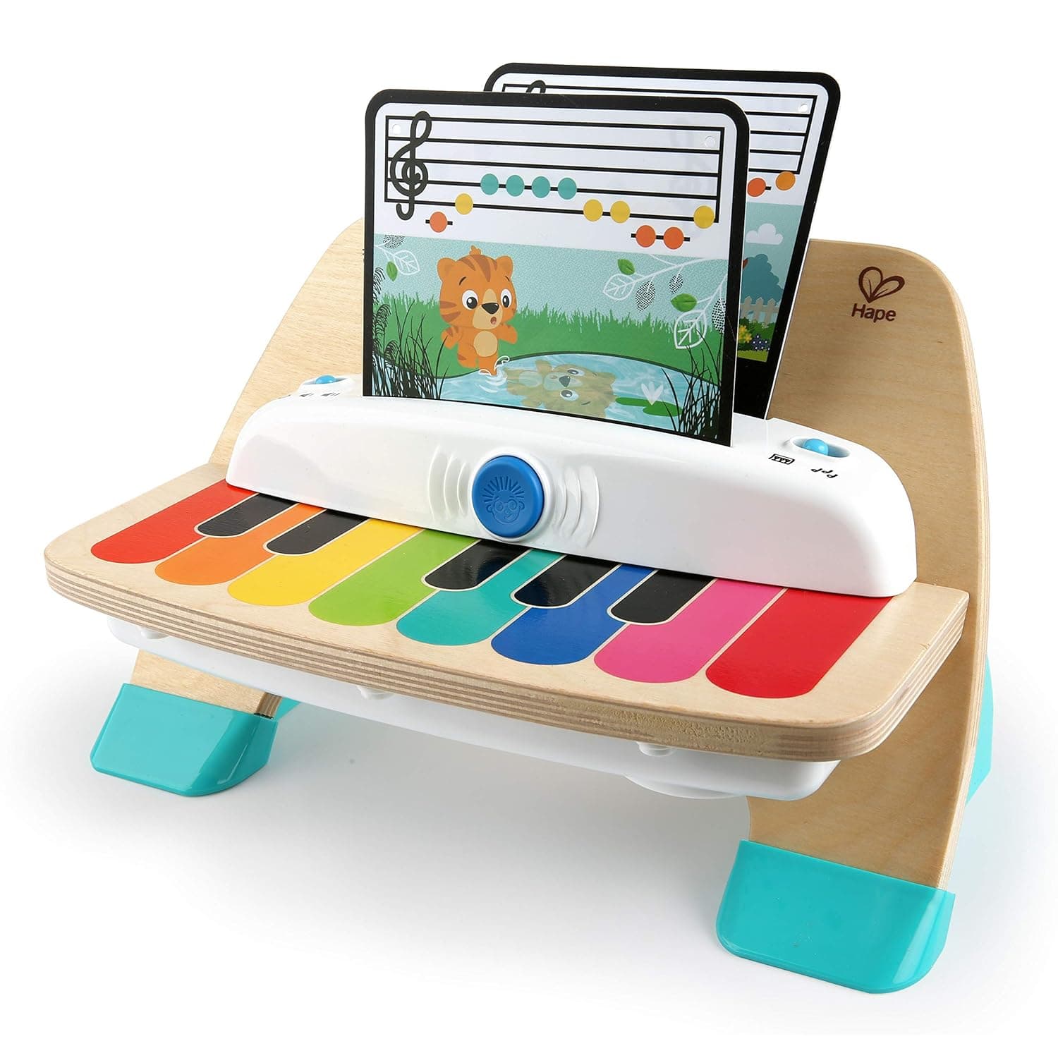Baby Einstein Hape Magic Touch Piano Wooden Musical Toy Toddler Toy, Ages 12 months and up
