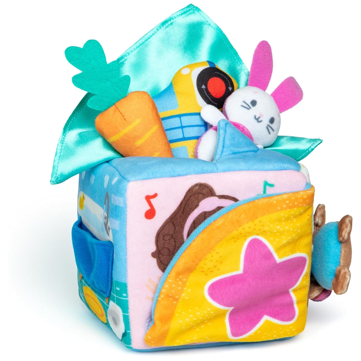 Ms. Rachel Official Surprise Learning Box, Educational Toys with Stuffed Animals, Sensory Toys & Activities for Babies, Toddler Toys for Girls & Boys Ages 0-2+ | 6 Soft Accessories & Interactive Scenes, Develops Fine Motor Skills, Baby Toys for Girls & Boys Ages 3 Months to 2+