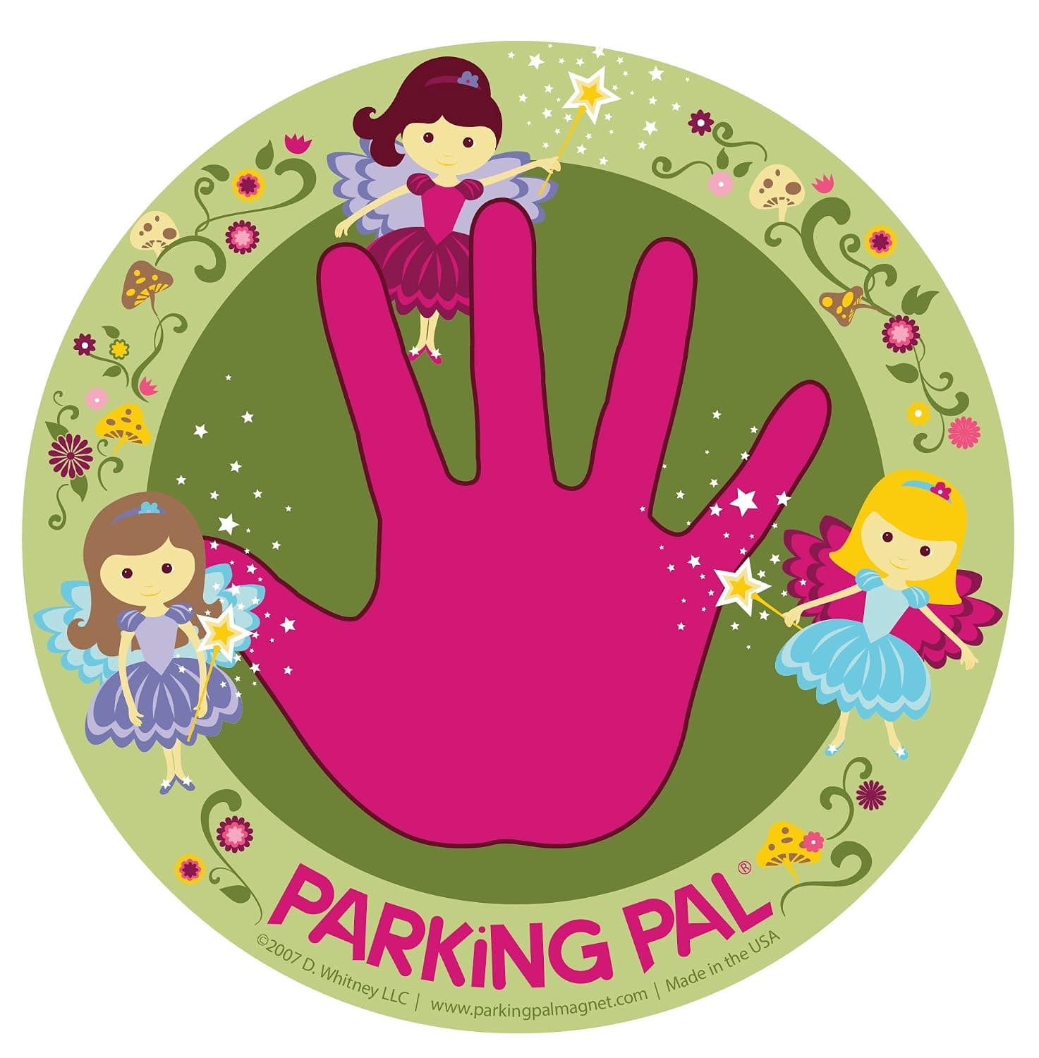 Car Magnet, Safety Tool for Families Preventing Parking Lot Accidents and Keeping Kids Safe Around Vehicles (Fairies)