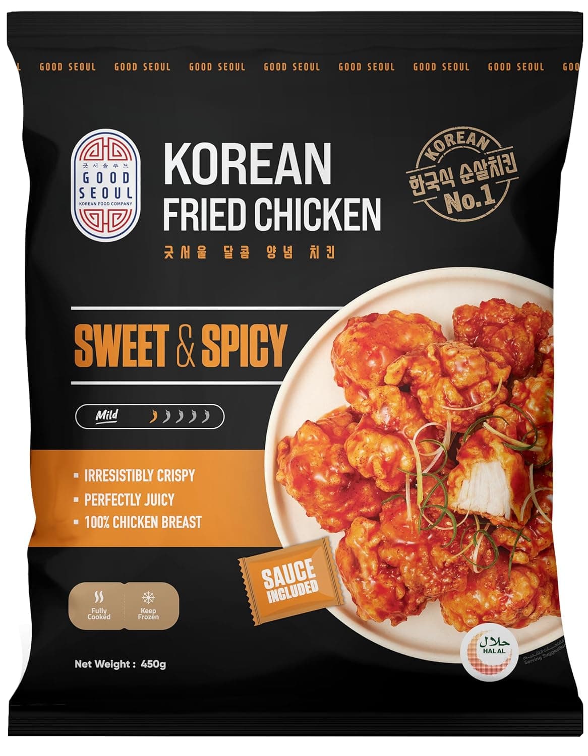 GOOD SEOUL Sweet and Spicy Korean Fried Chicken 450 g